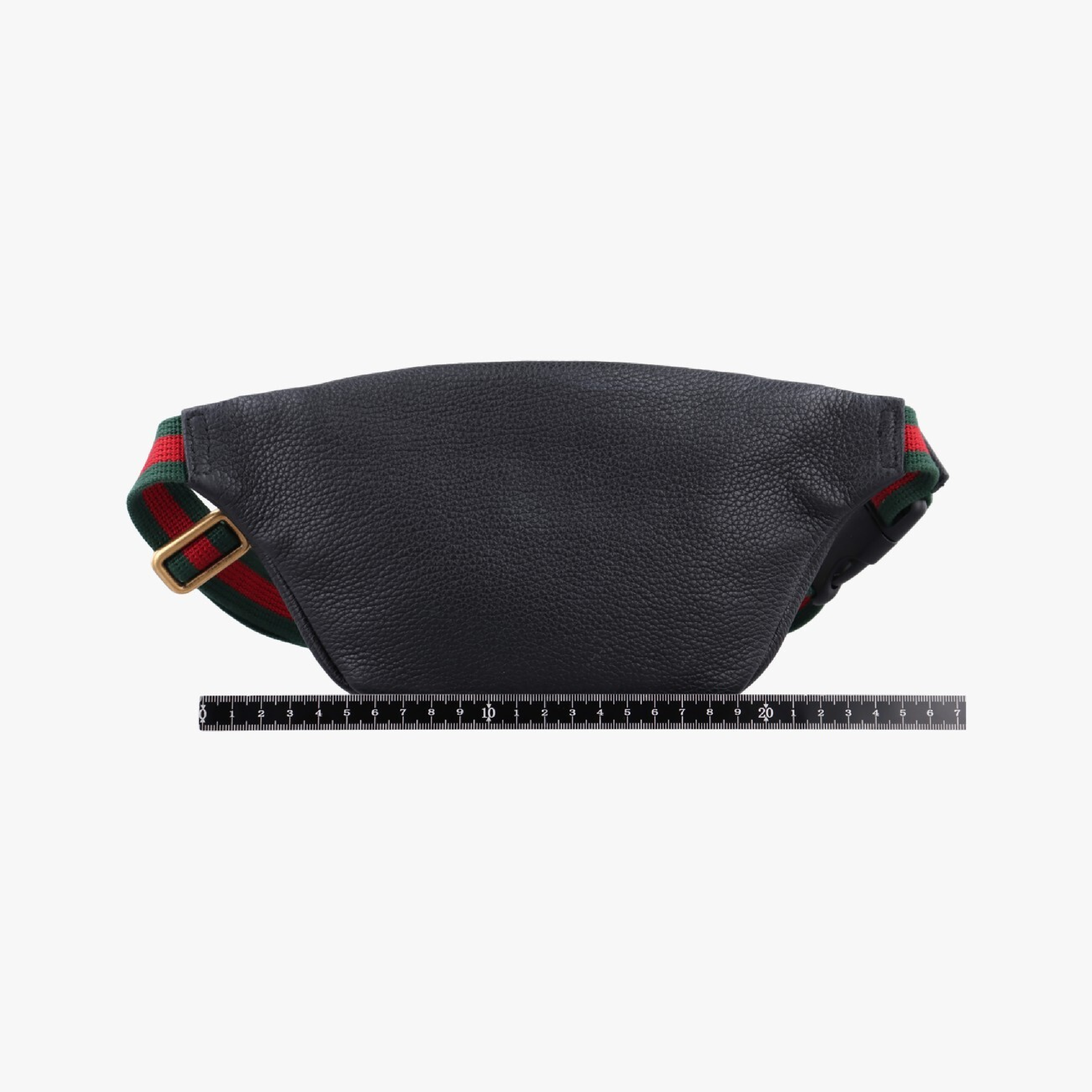 Print Black Leather Waist Bag 527792 A026059973 — view 2