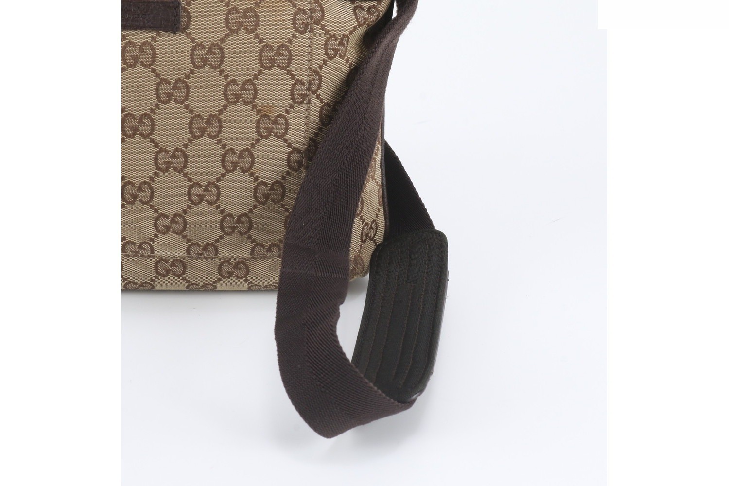 GG Canvas 122793 Leather Shoulder Bag — view 2