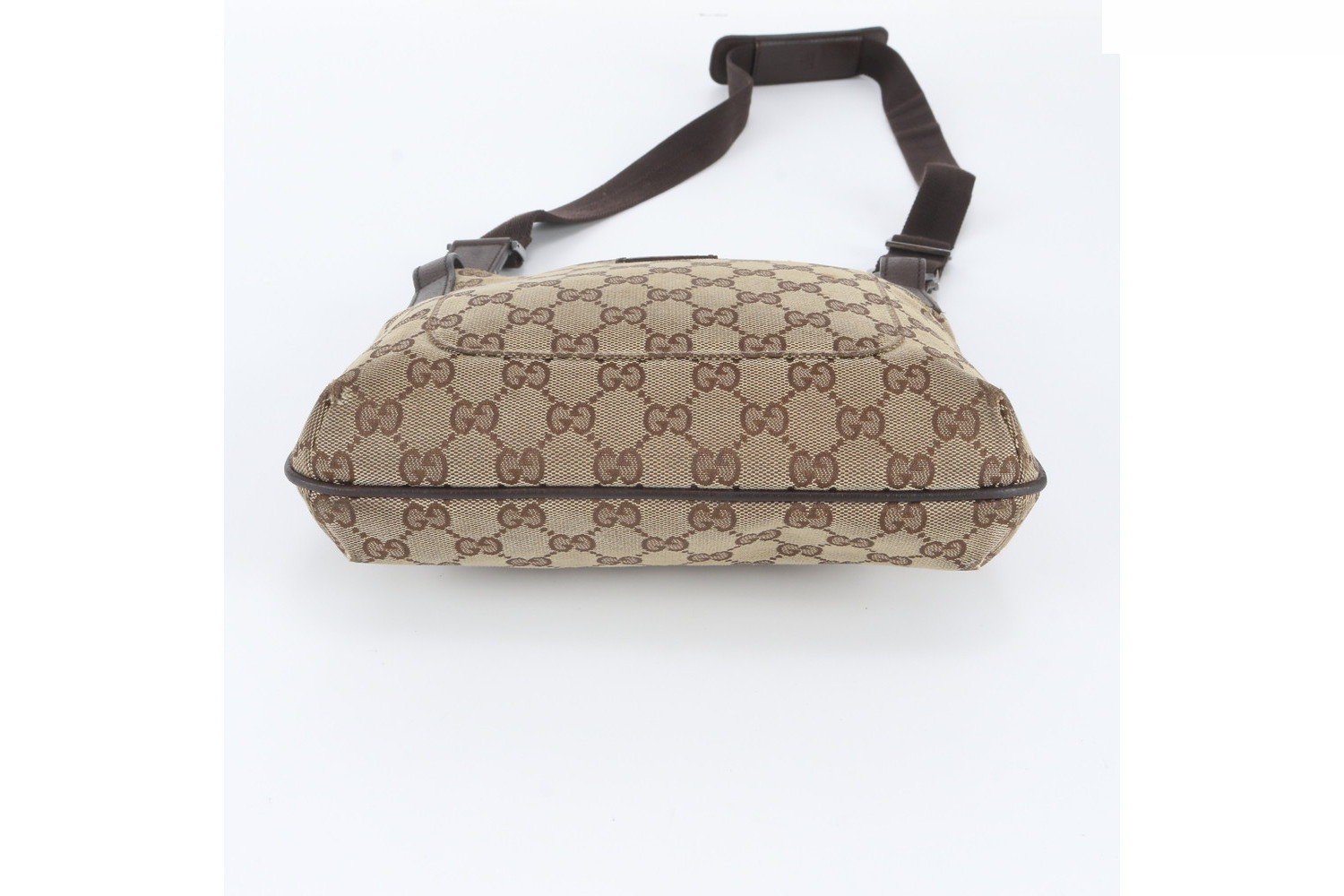 GG Canvas 122793 Leather Shoulder Bag — view 5
