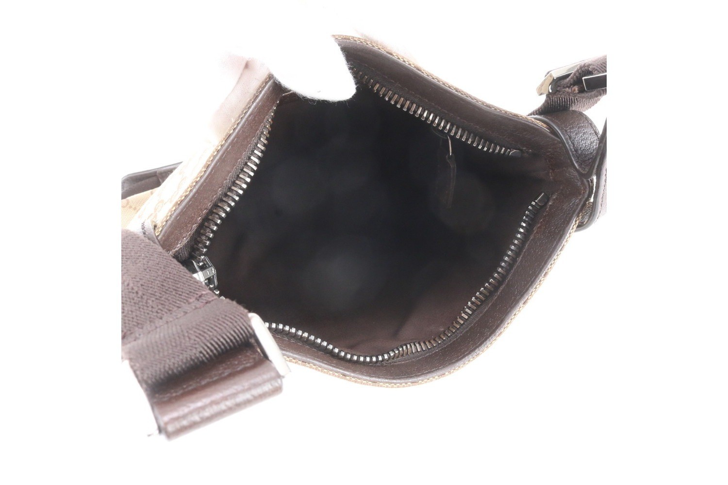 GG Canvas 122793 Leather Shoulder Bag — view 7