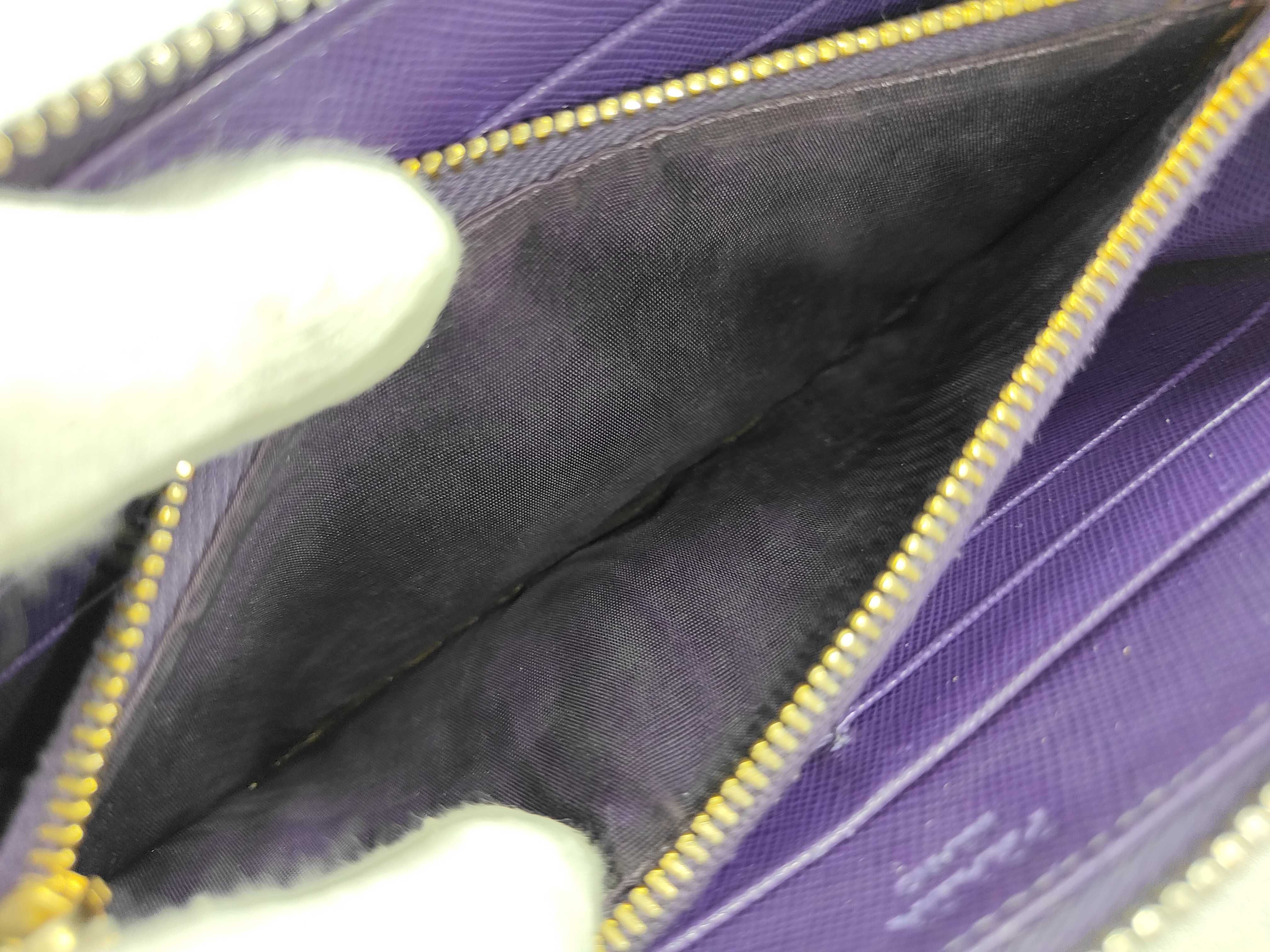 Saffiano Long Wallet Viola — view 9