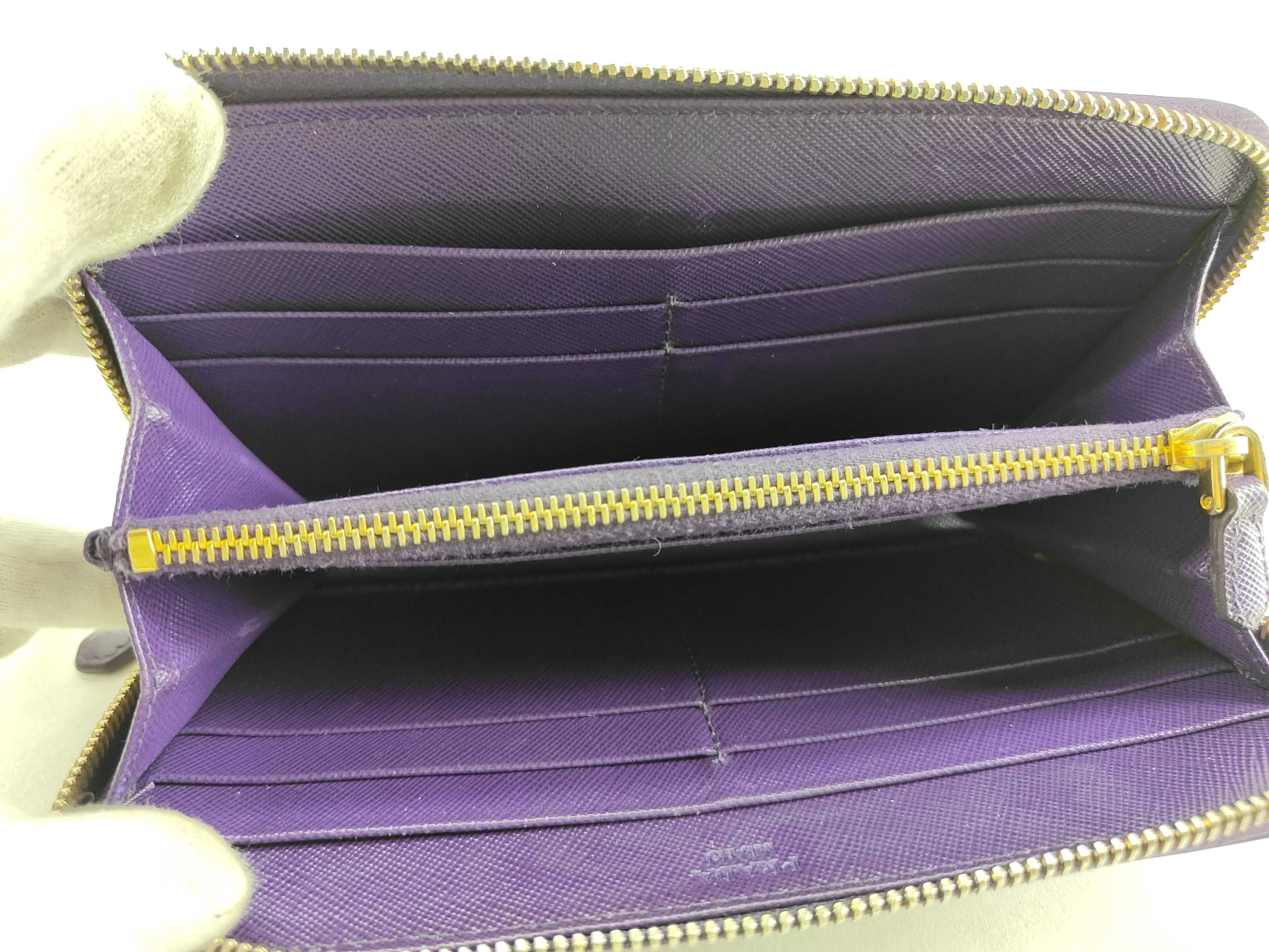 Saffiano Long Wallet Viola — view 10