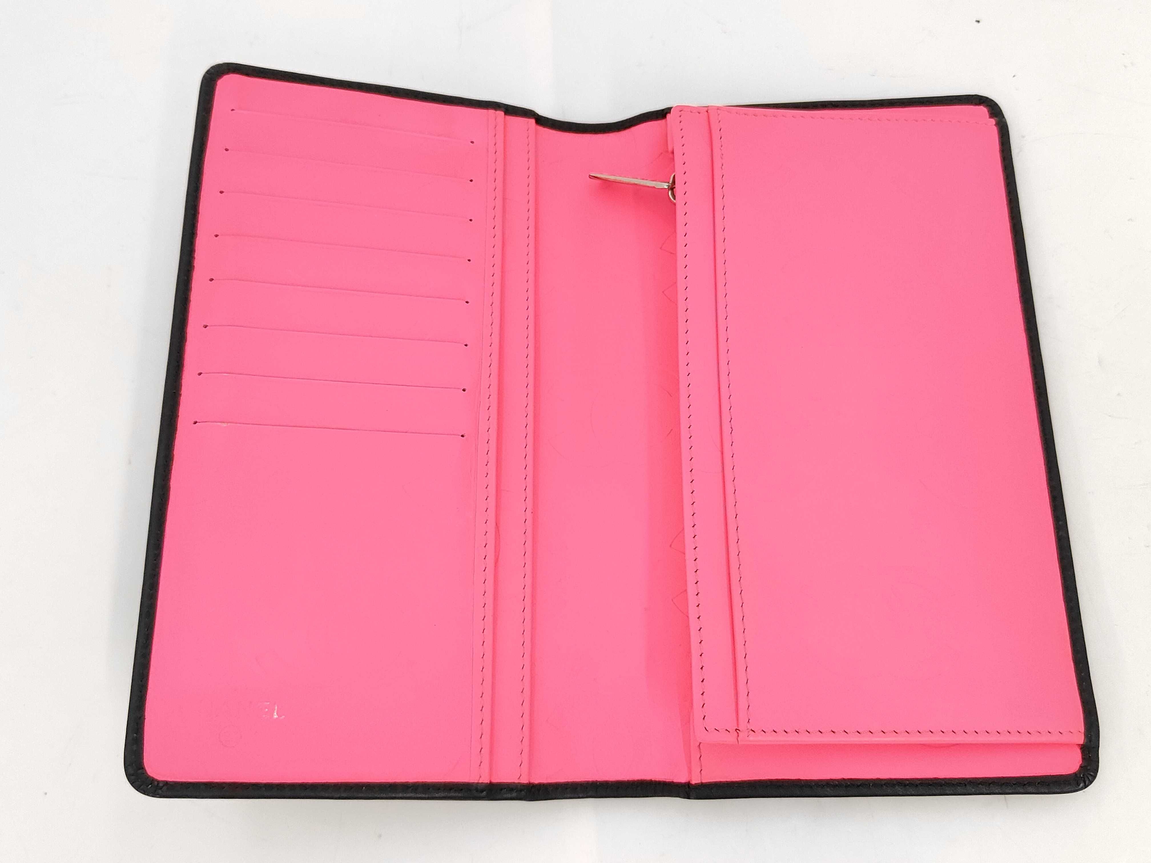 Cambon Line Lambskin Long Wallet — view 4