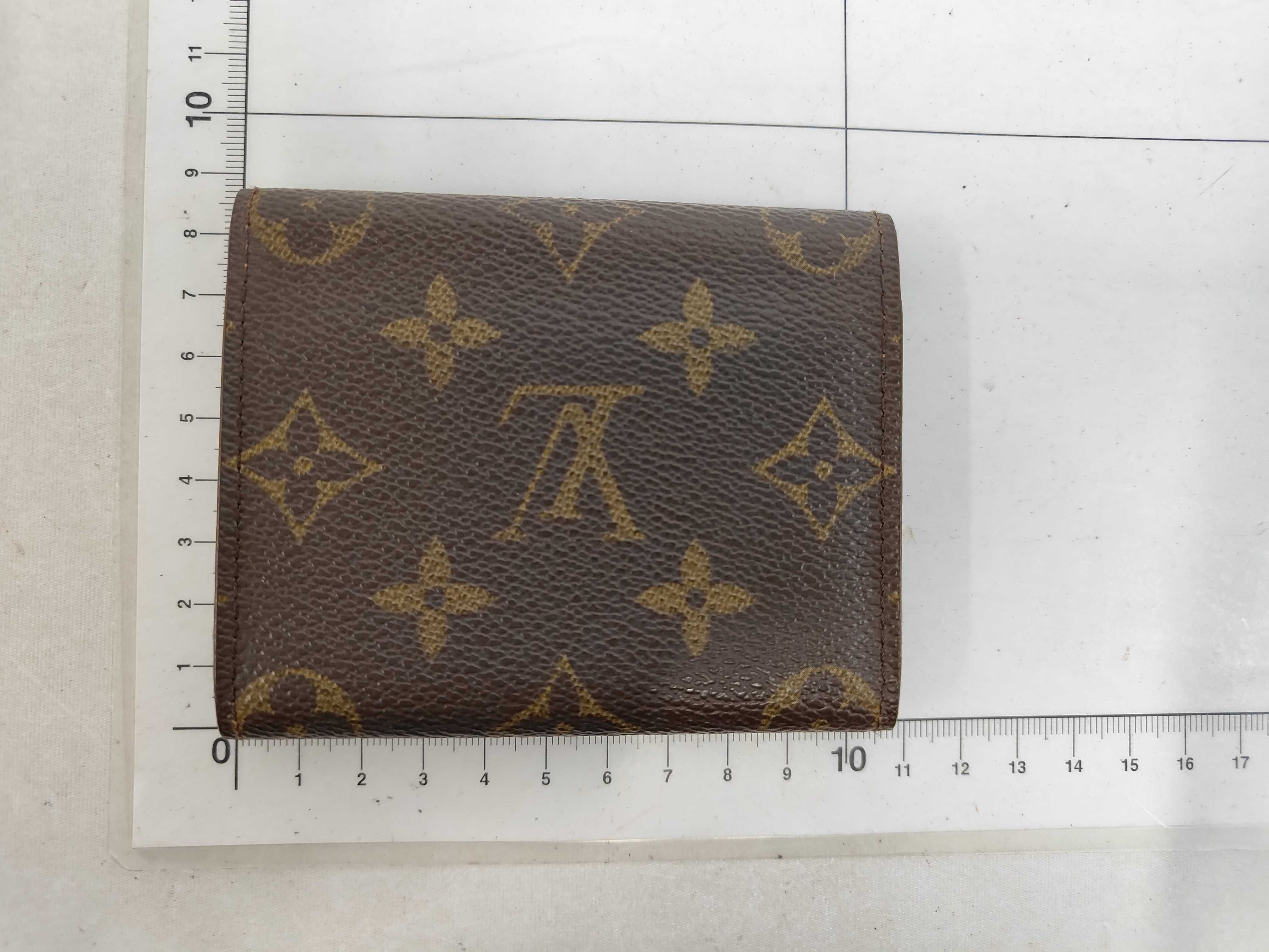 Monogram Enveloppe Carte de Visite Card Case — view 2