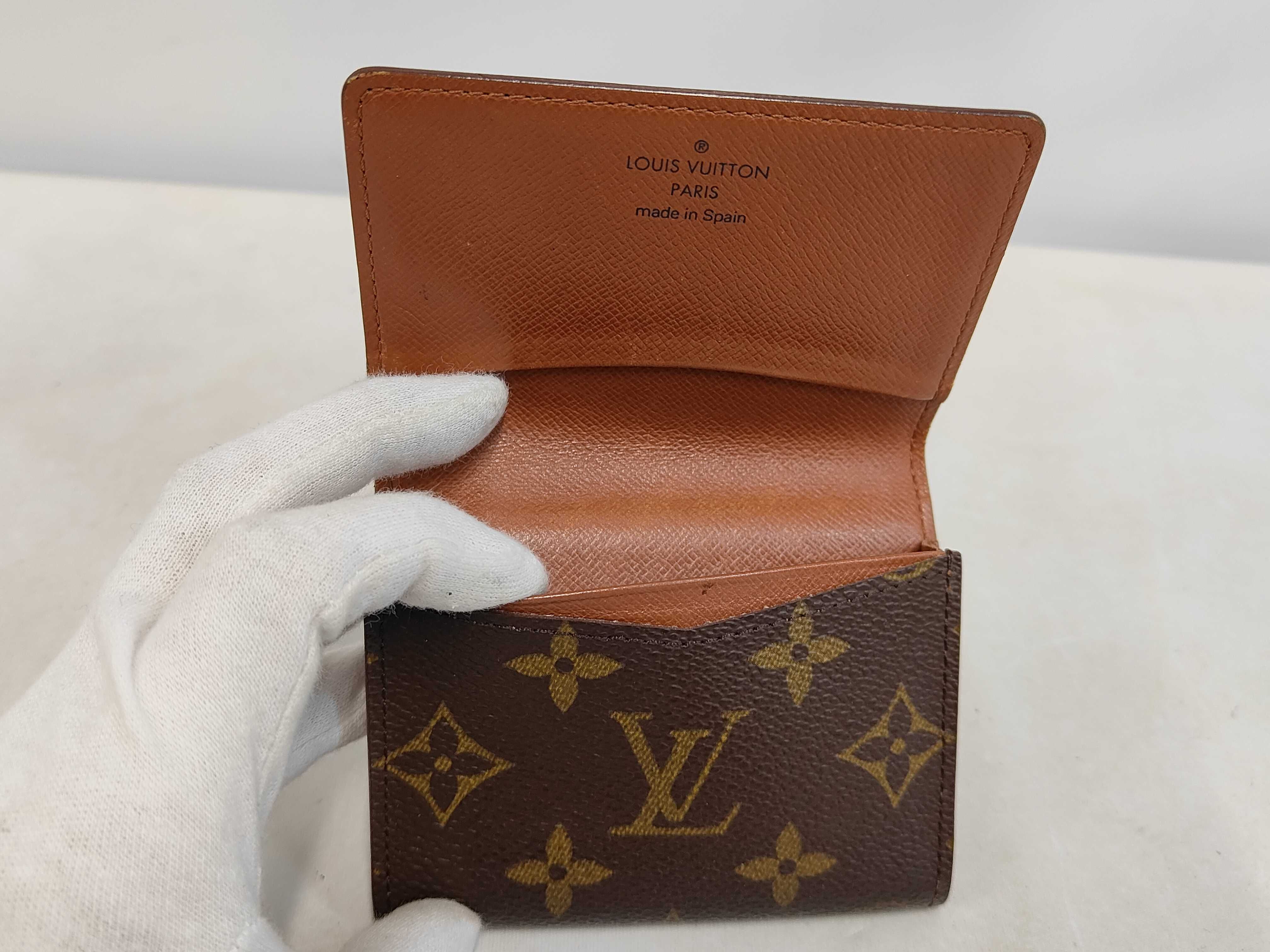 Monogram Enveloppe Carte de Visite Card Case — view 5