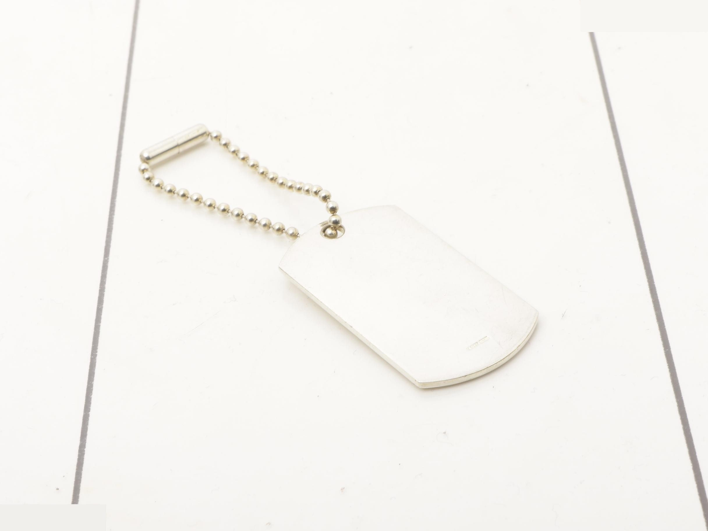 Dog tag, 925, 21.3g, charm — view 2