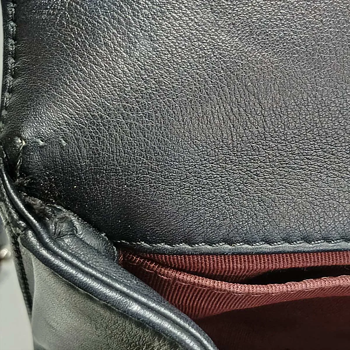 Boy Chanel 25 Lambskin Chain Shoulder Bag, Chevron Pattern, Gunmetal Hardware, 19926952, Serial Number 19-series, A67086 — view 10