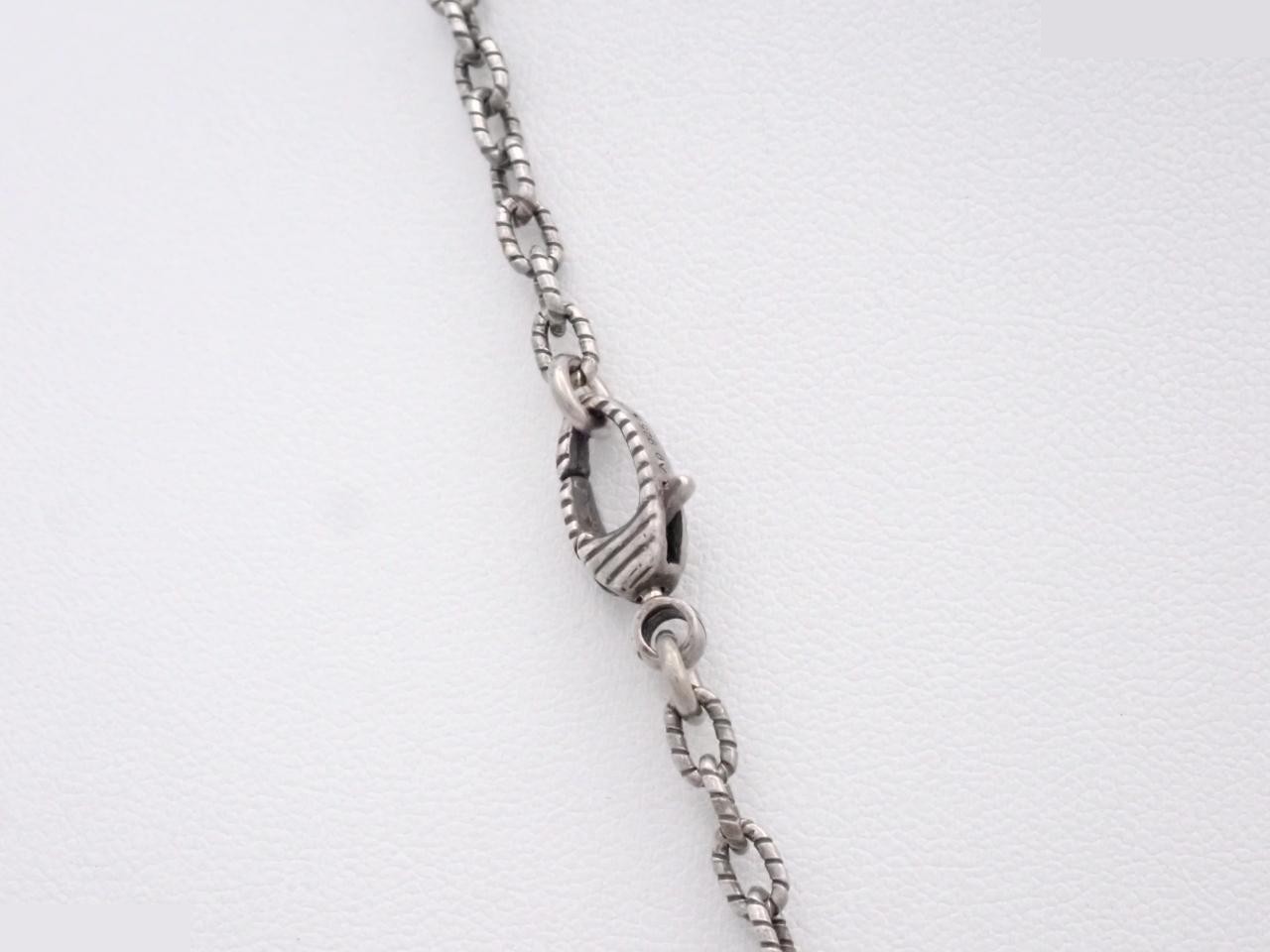 Interlocking Arabesque Necklace, Sterling Silver 925 / 17.6g — view 2