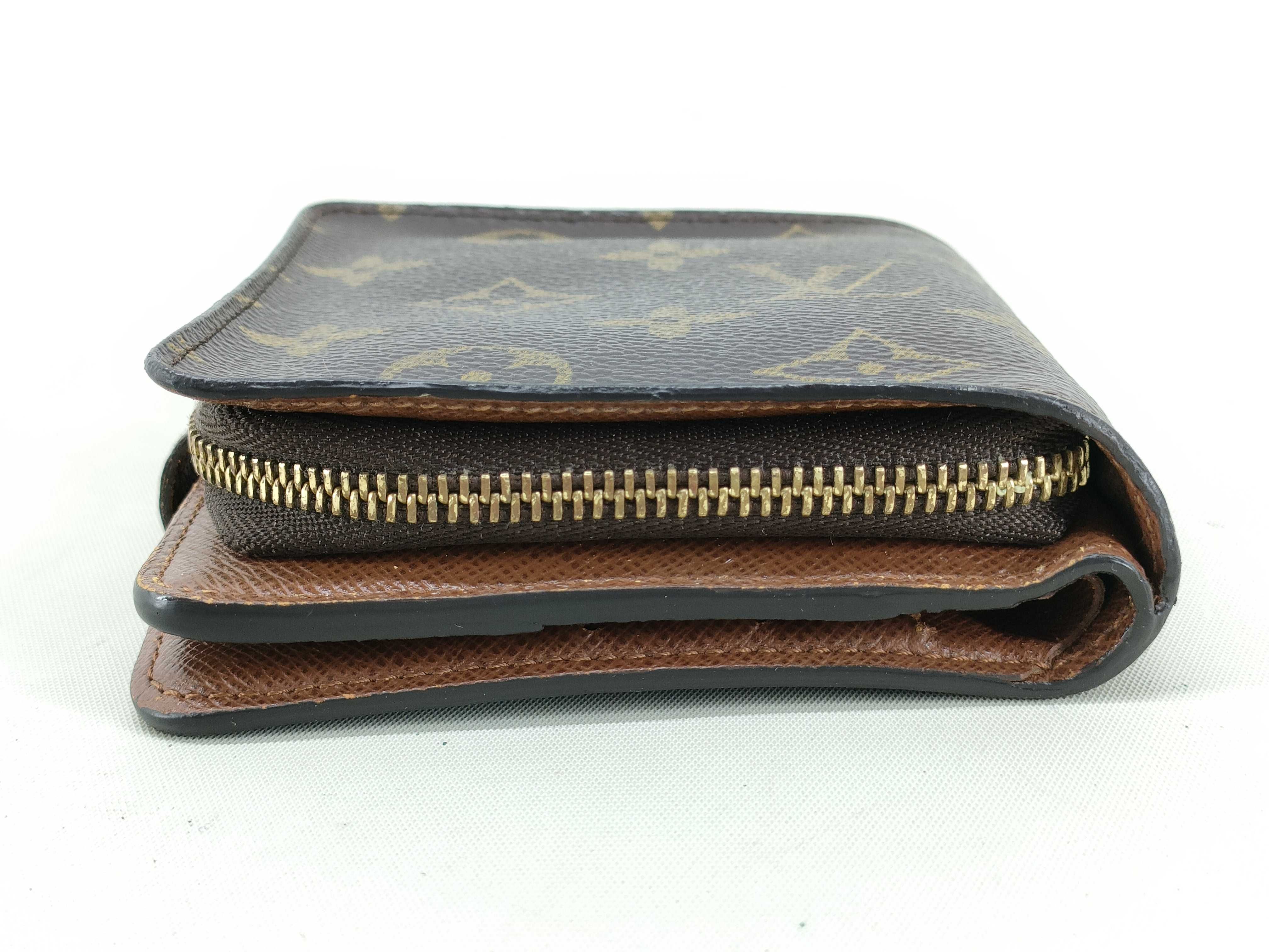 Monogram Louis Vuitton M61667 Monogram Compact Zip Bi-fold Wallet M61667 CT1001 Wallet — view 5
