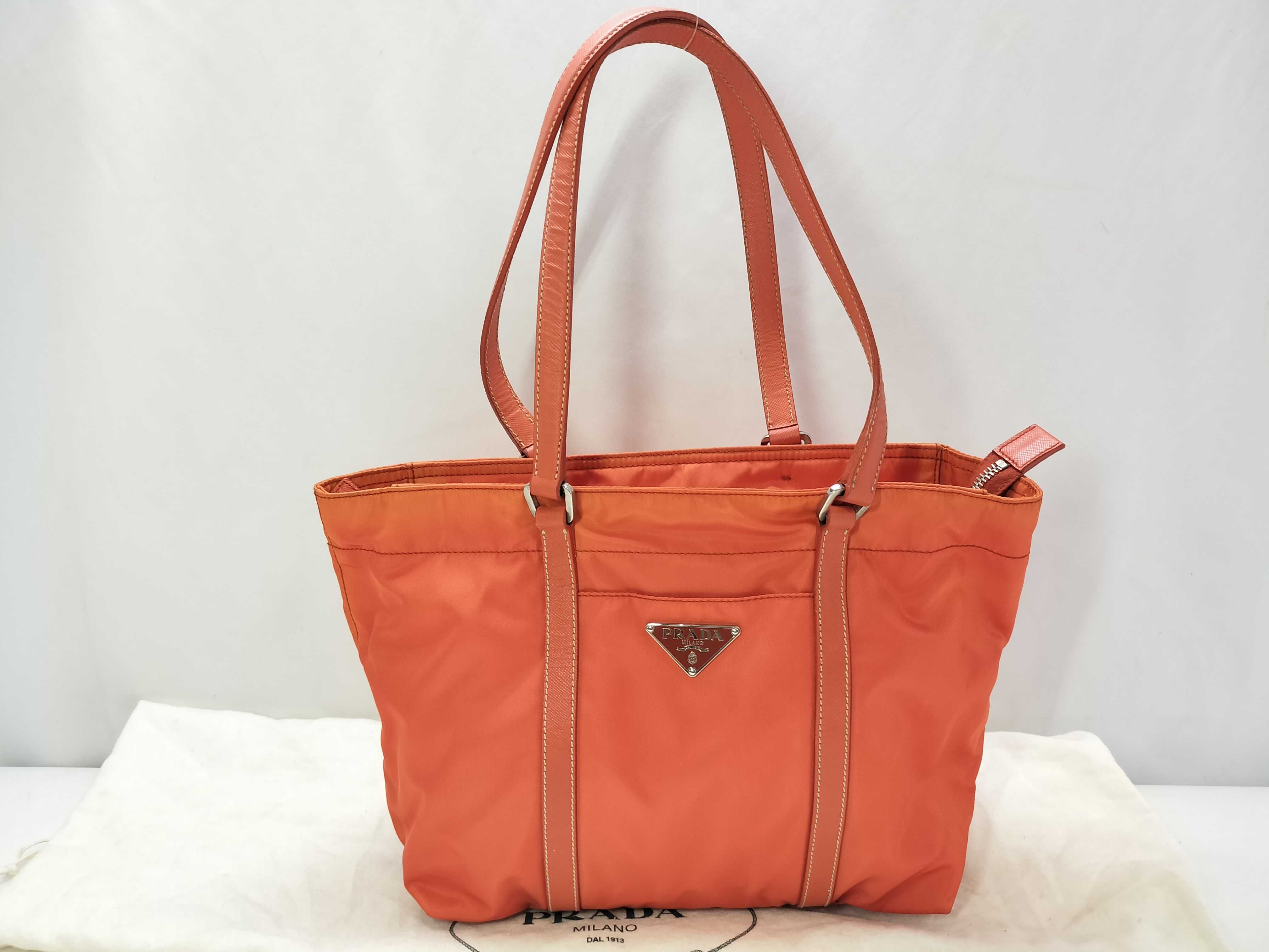 Nylon Prada Saffiano Tote Bag Nylon Triangle Logo Handbag