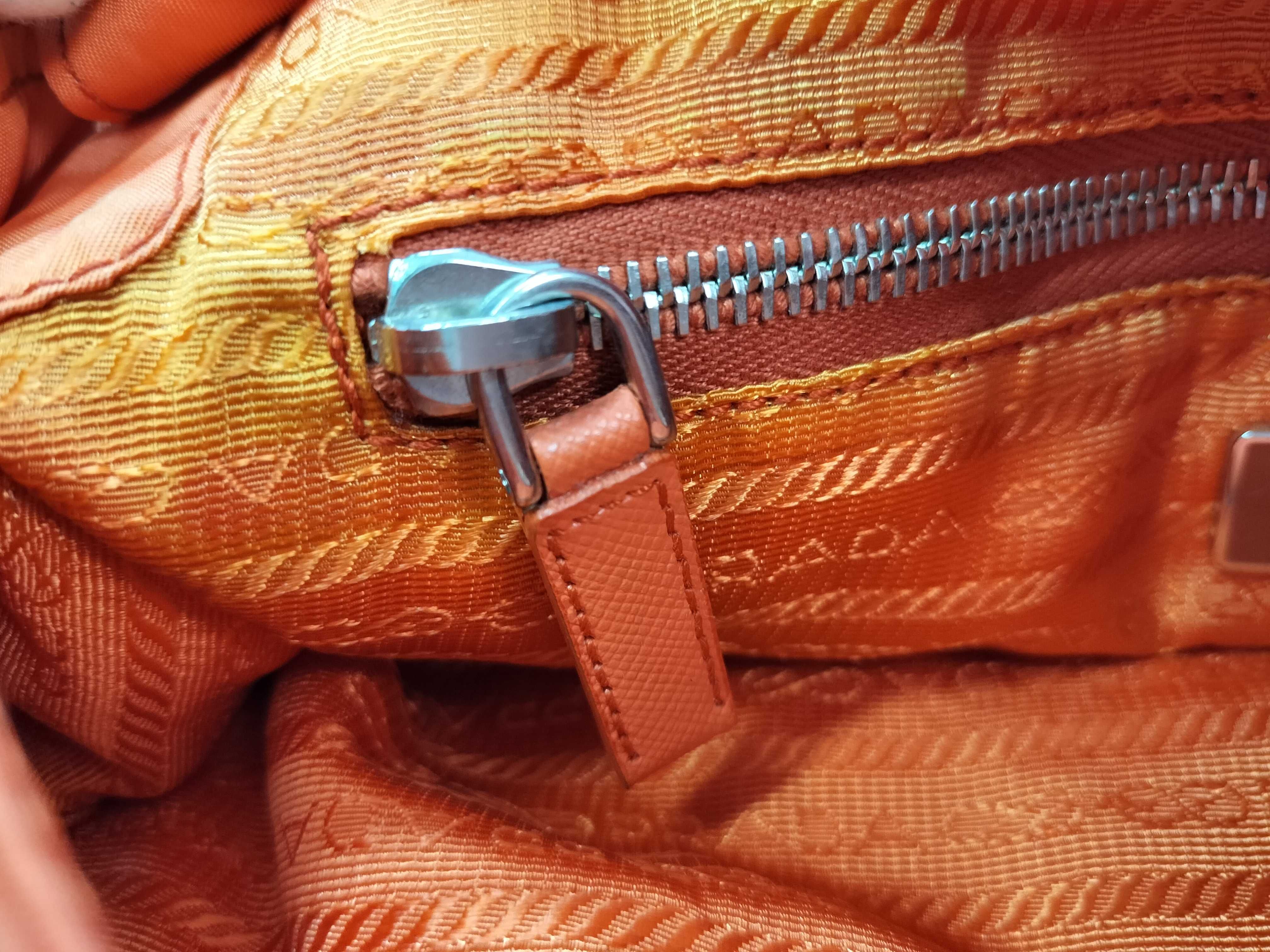 Nylon Prada Saffiano Tote Bag Nylon Triangle Logo Handbag — view 12