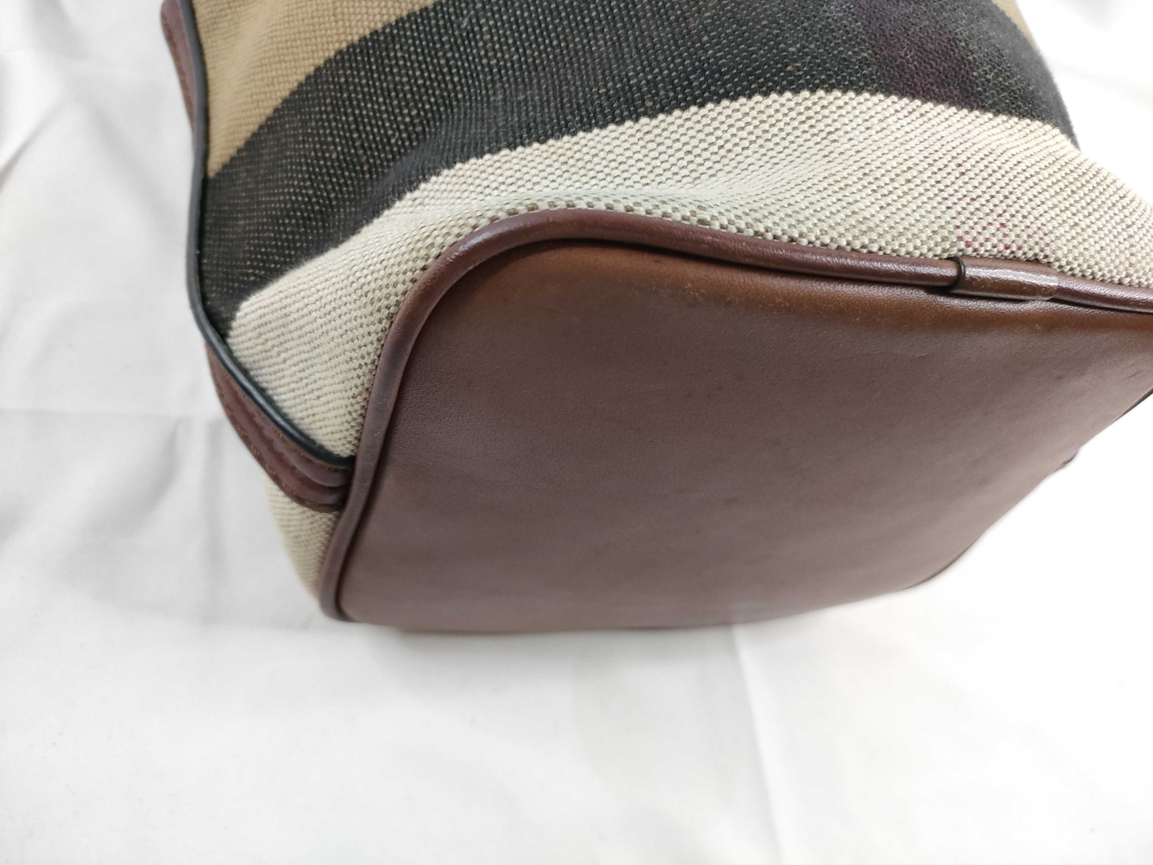 Check Shoulder Drawstring Bag — view 3