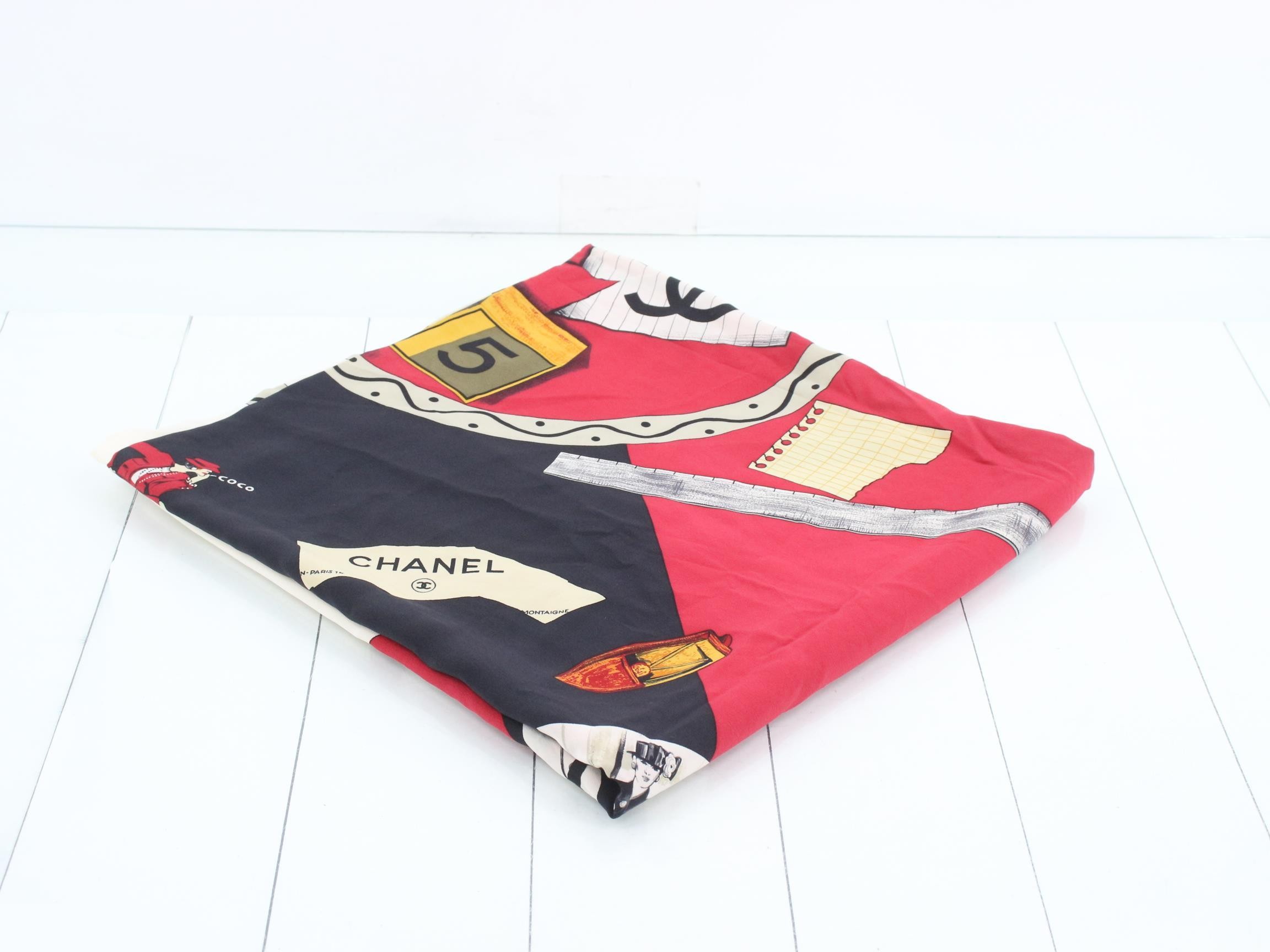 Large silk scarf