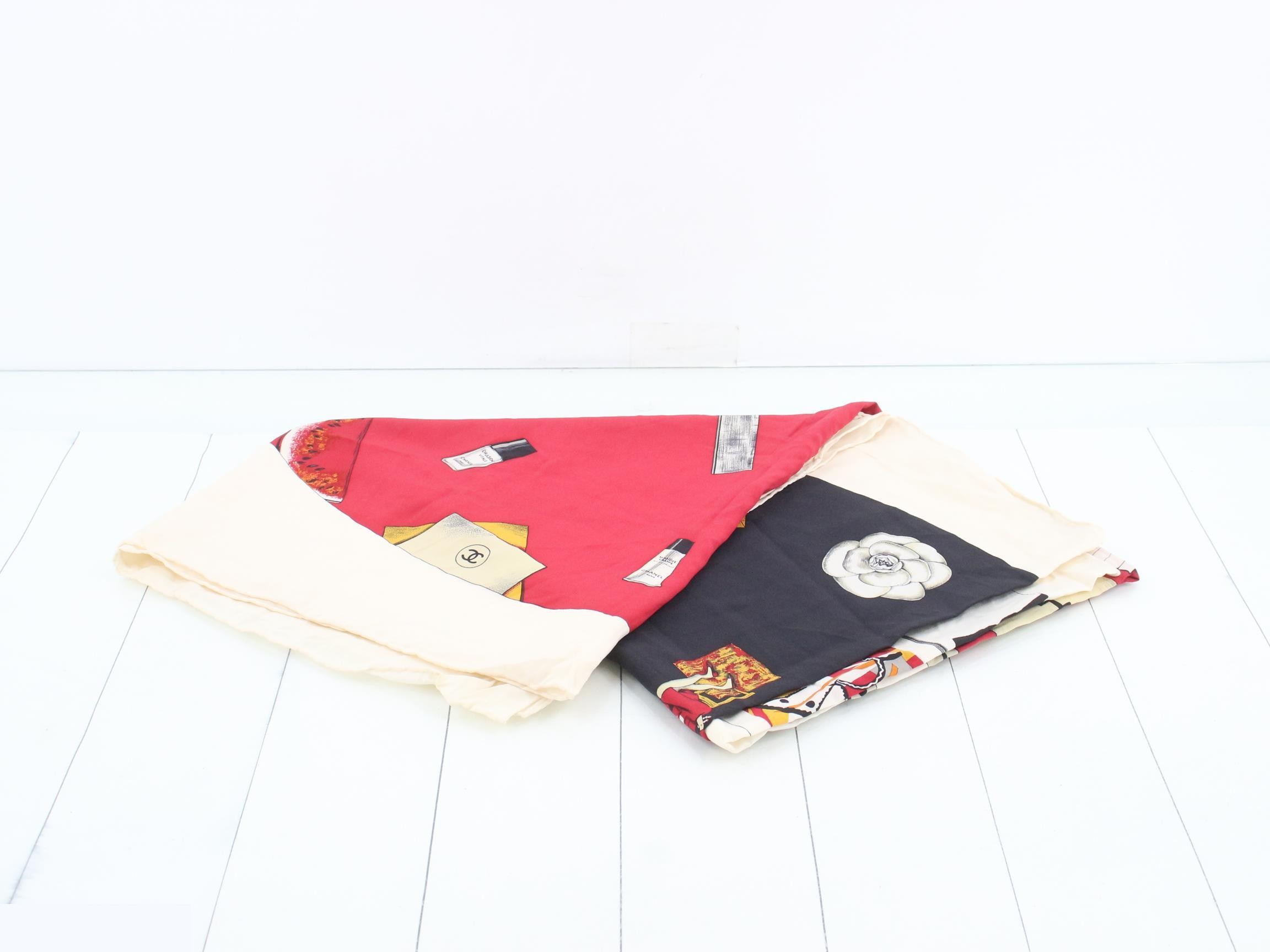 Large silk scarf — view 3