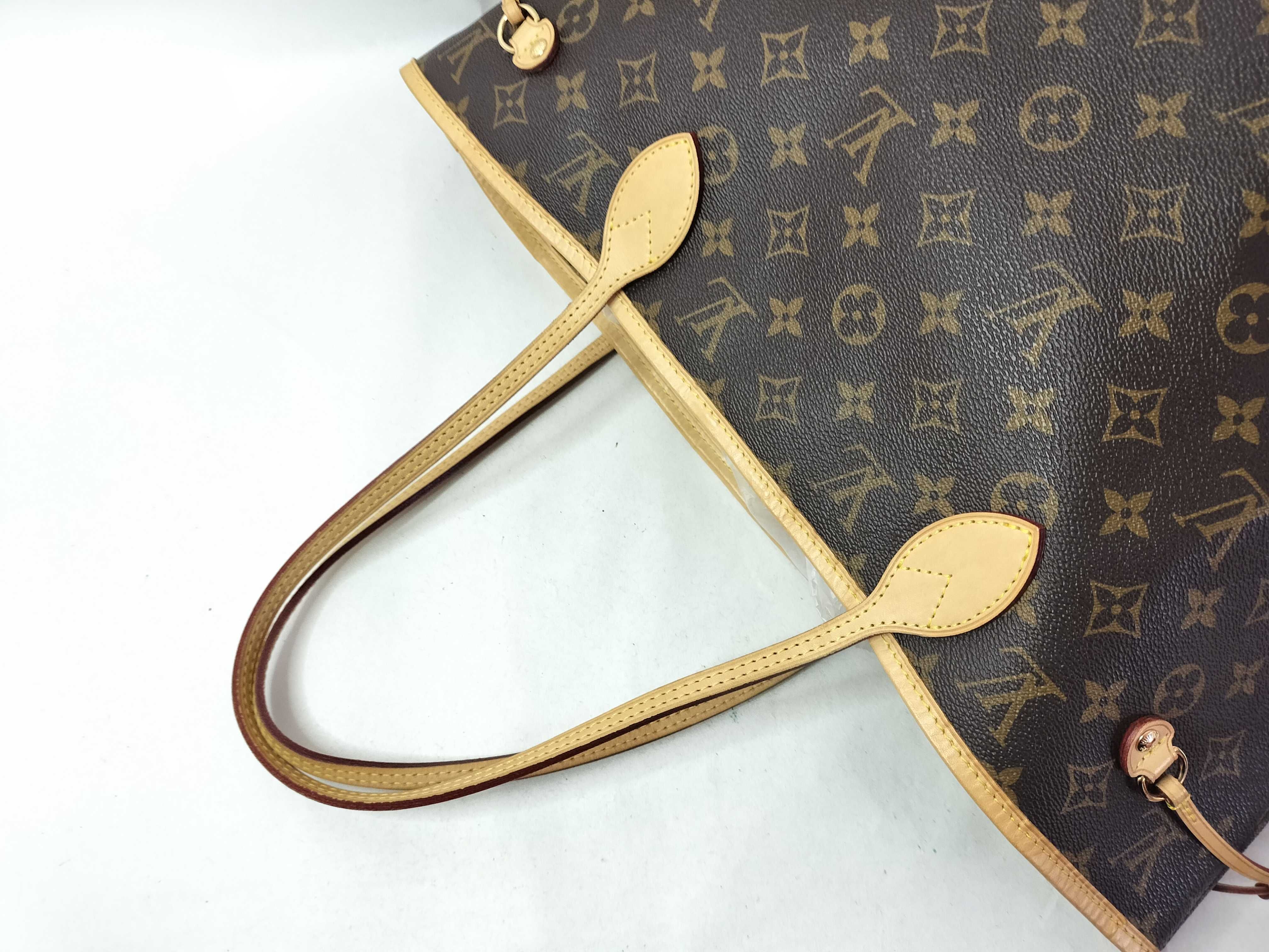 Monogram M40995 Monogram Neverfull MM Tote Bag with Box and Dust Bag — view 5