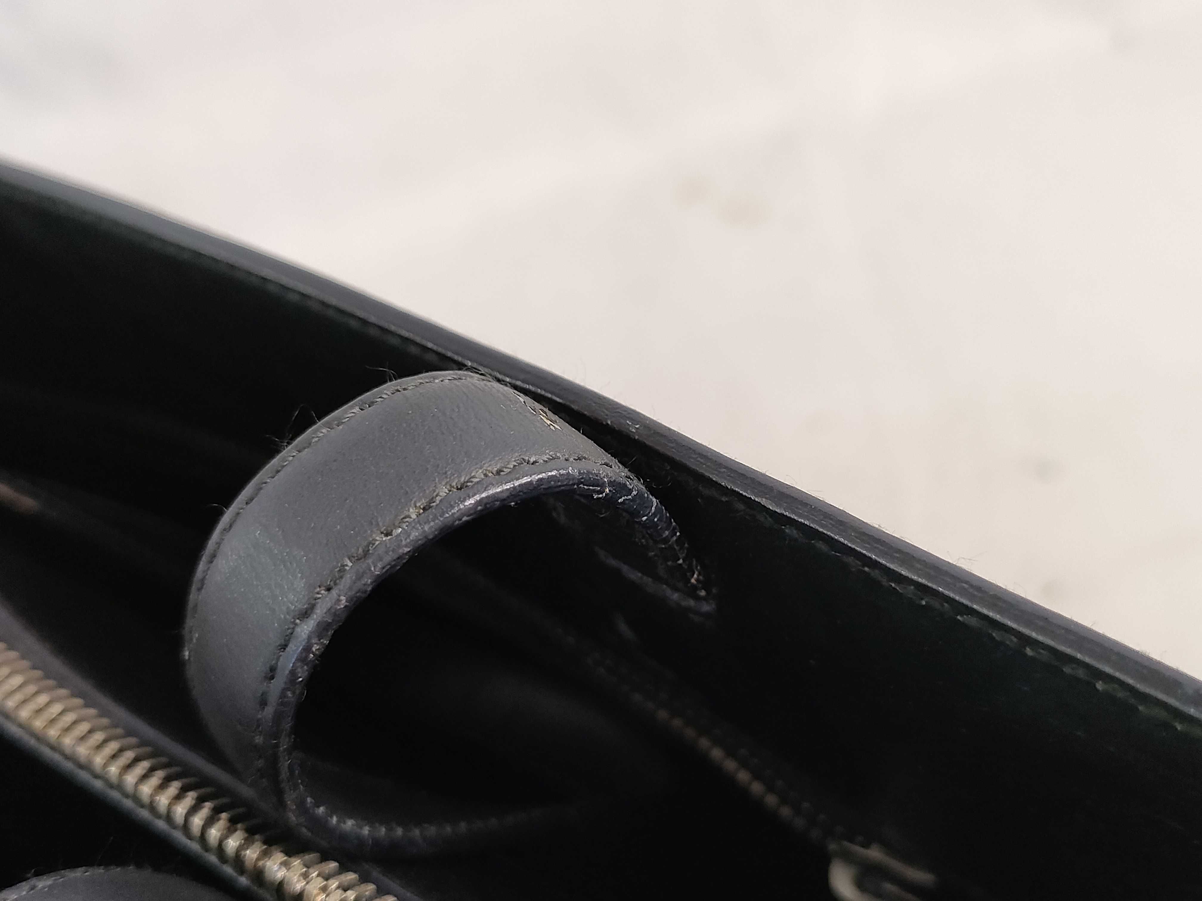 tote bag black leather tote bag — view 15