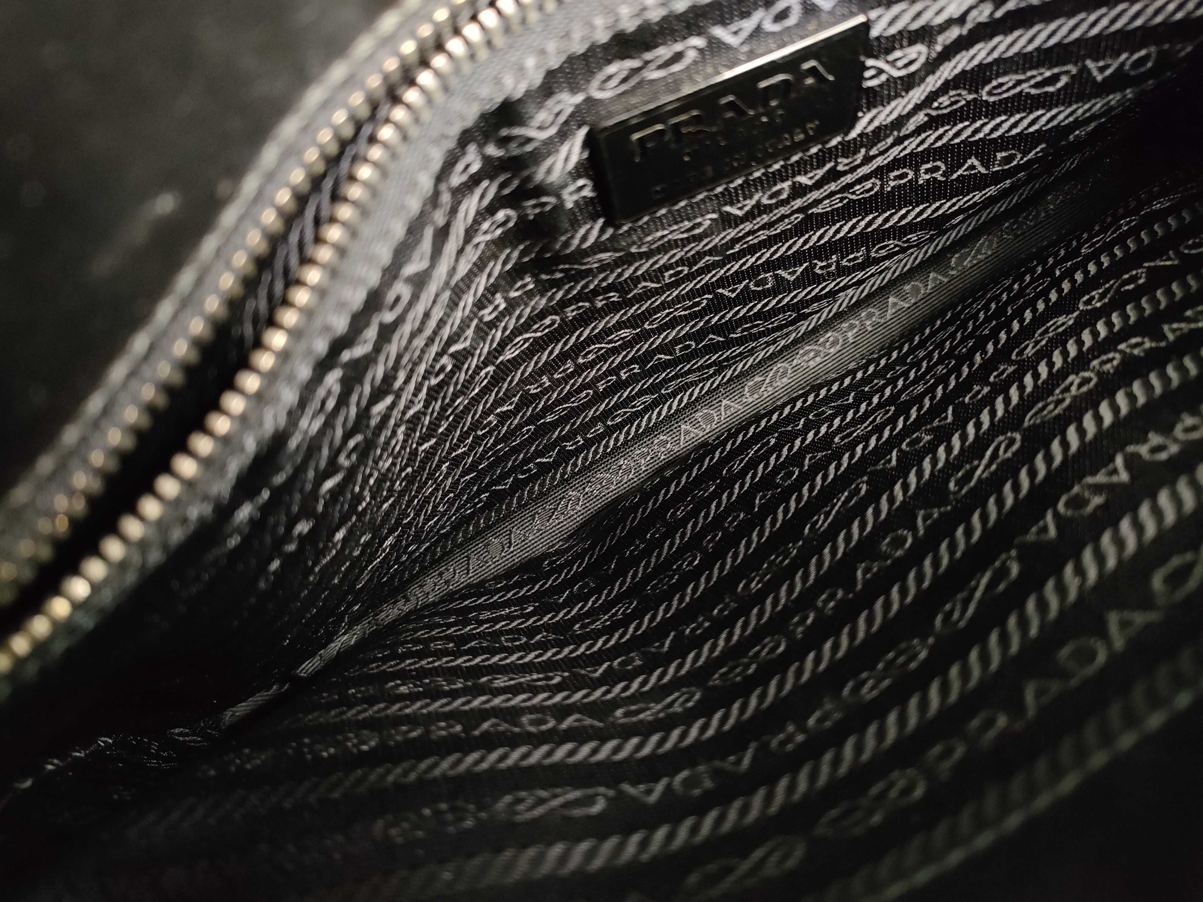 tote bag black leather tote bag — view 10