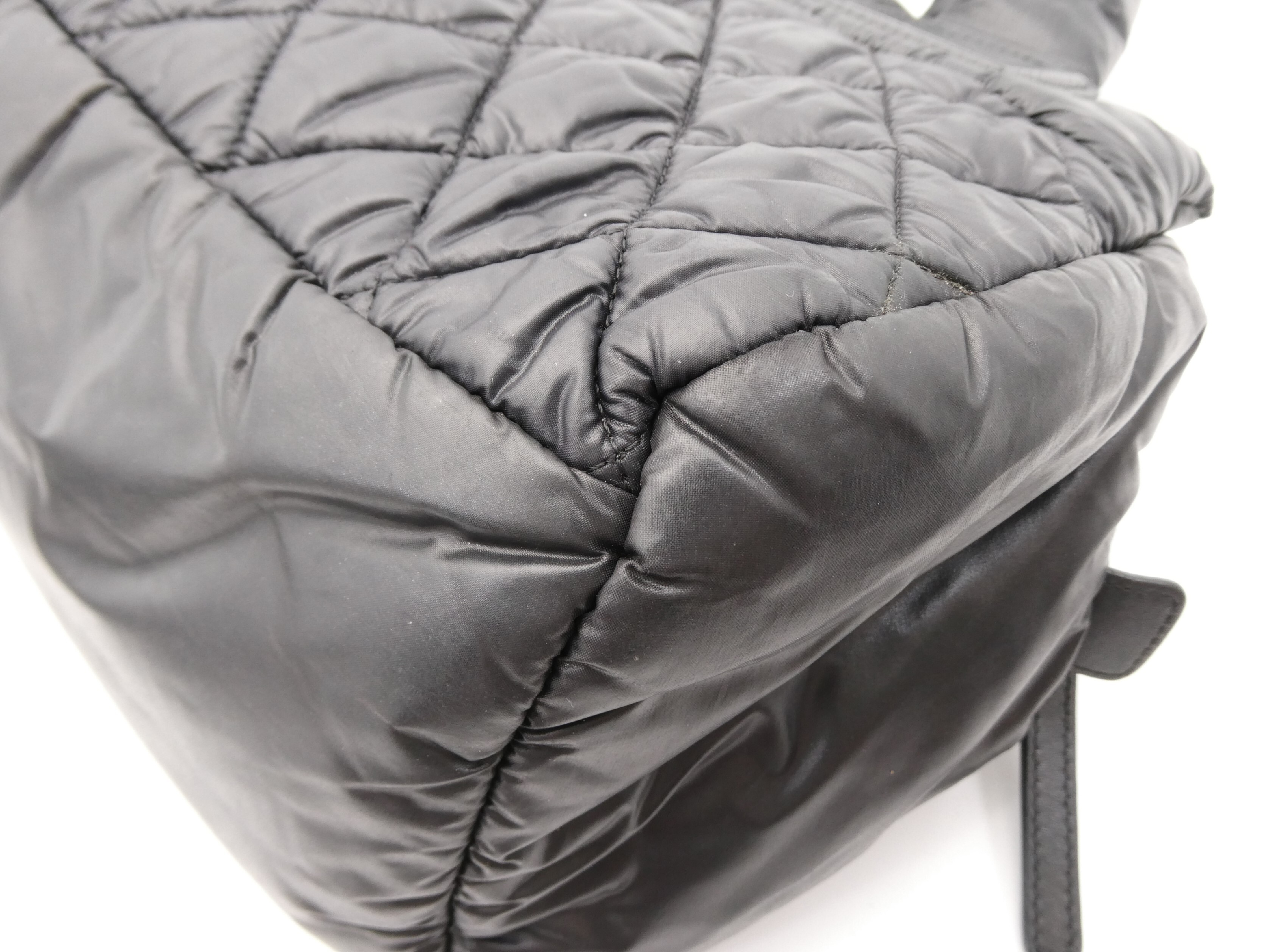 Coco Cocoon Matelassé Nylon Handbag — view 11