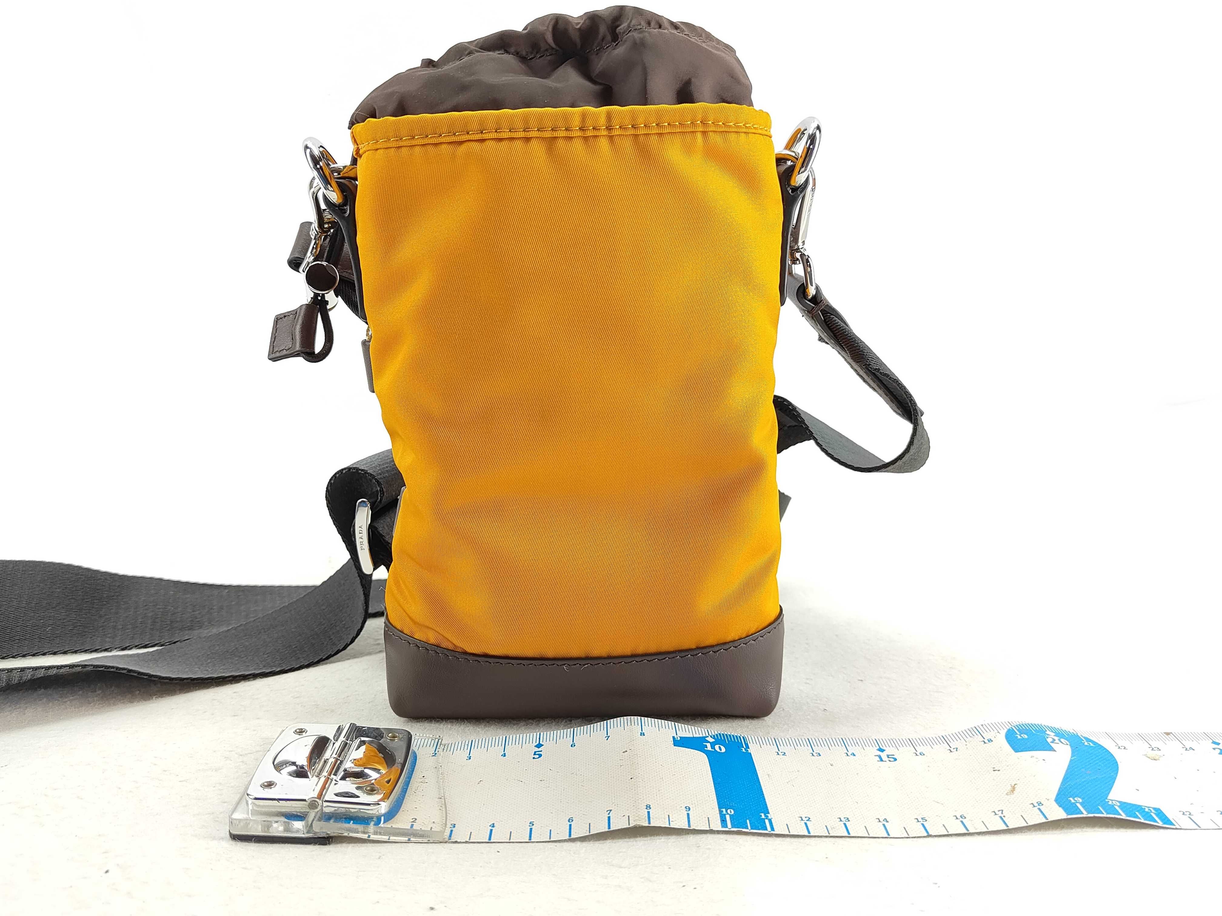 Nylon Prada Shoulder Bag Nylon Orange Shoulder Bag — view 2