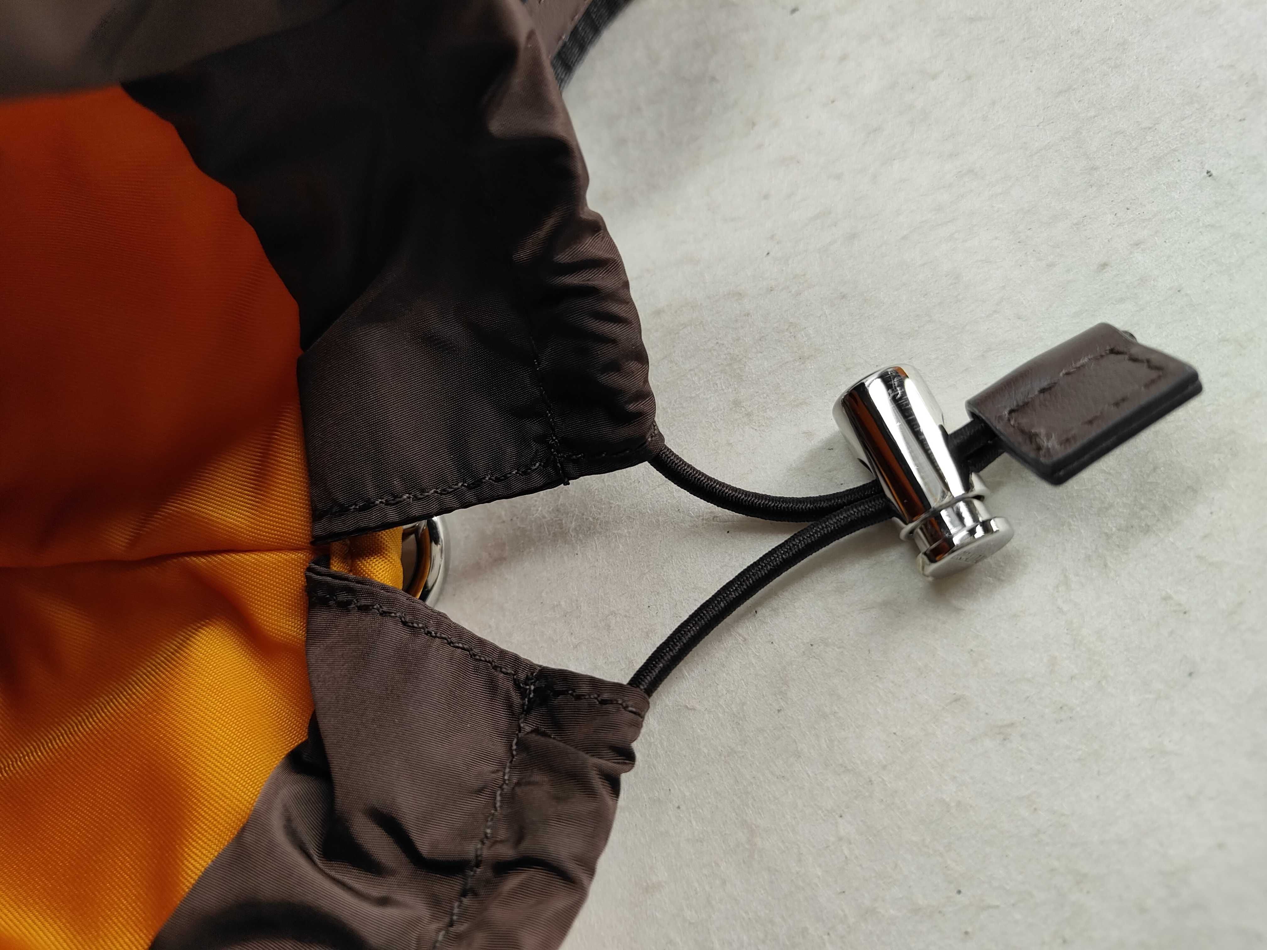 Nylon Prada Shoulder Bag Nylon Orange Shoulder Bag — view 13