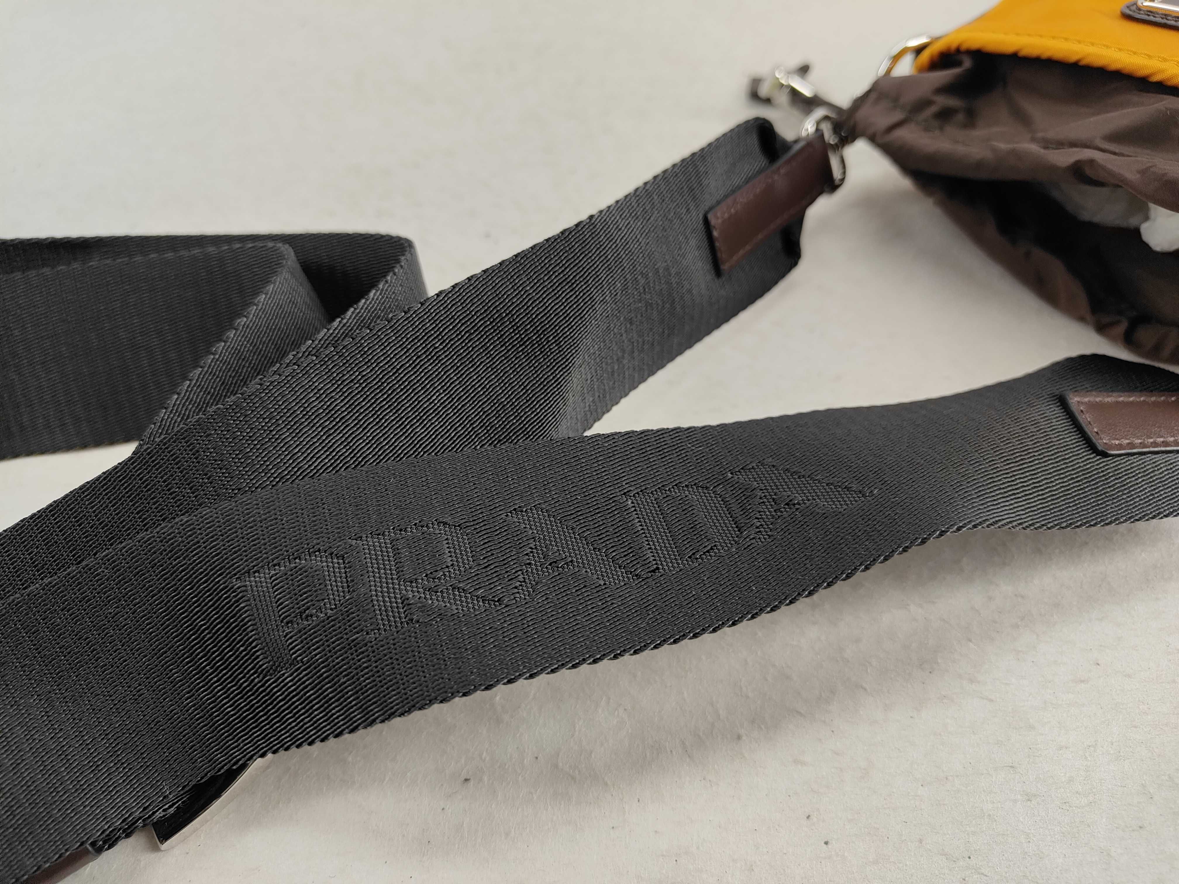 Nylon Prada Shoulder Bag Nylon Orange Shoulder Bag — view 5
