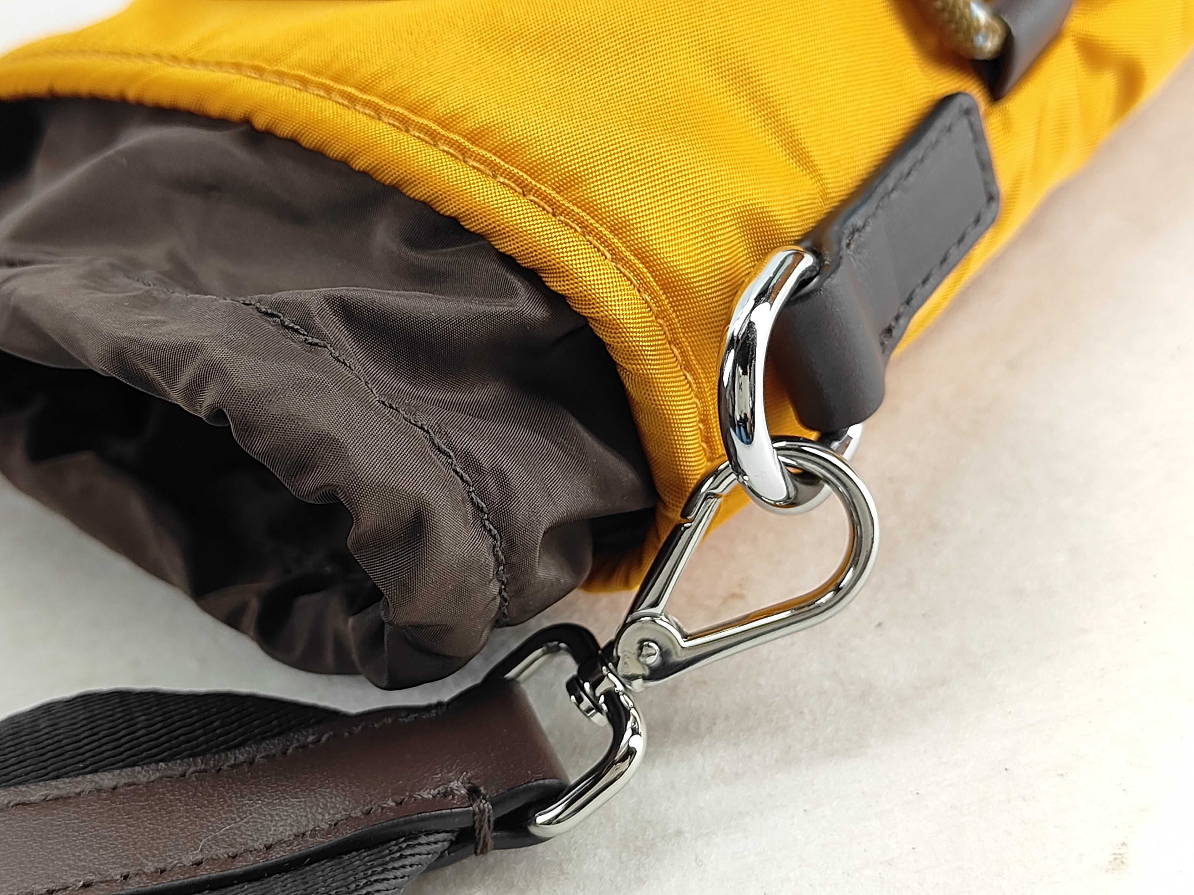 Nylon Prada Shoulder Bag Nylon Orange Shoulder Bag — view 6