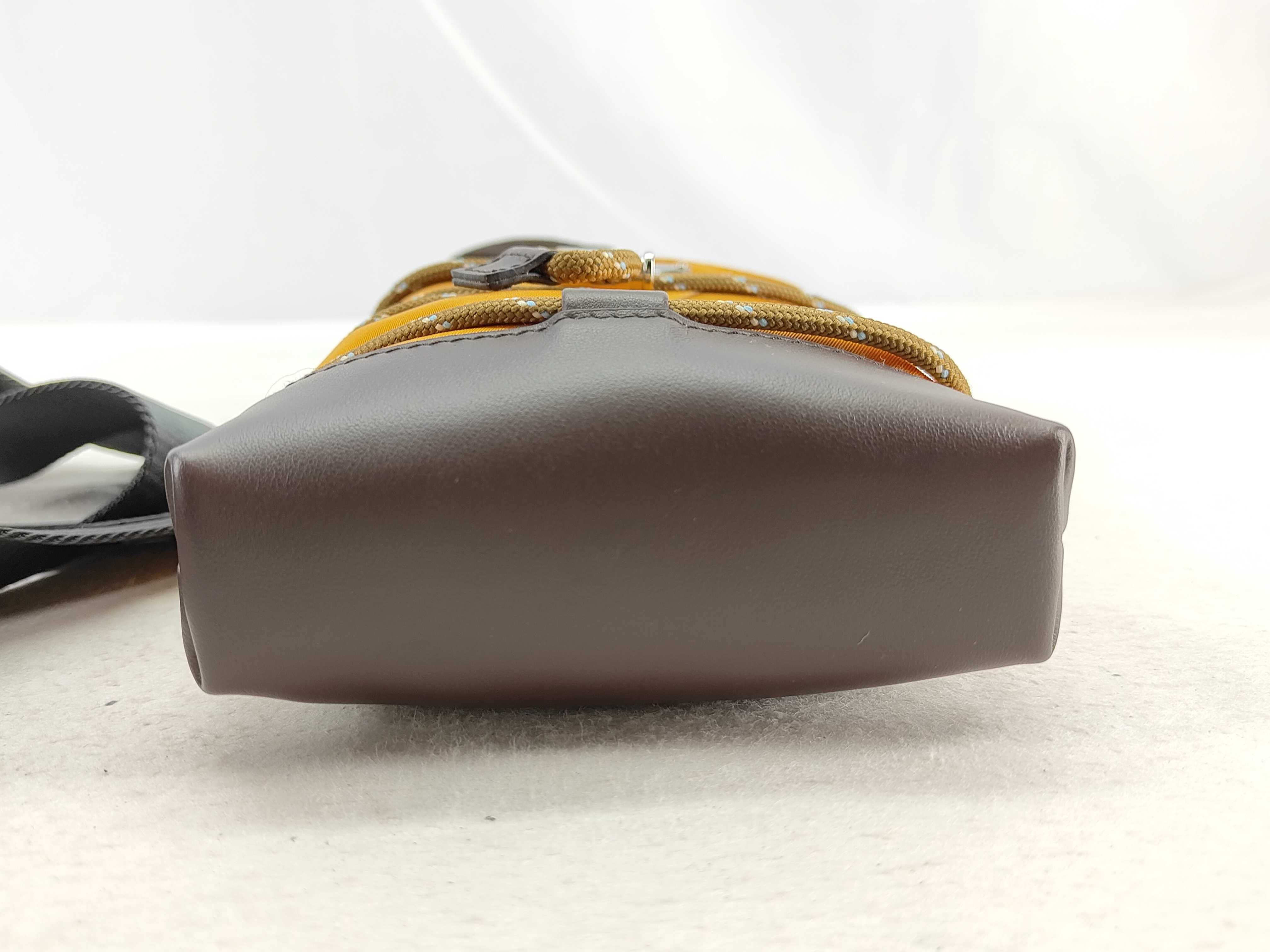 Nylon Prada Shoulder Bag Nylon Orange Shoulder Bag — view 9