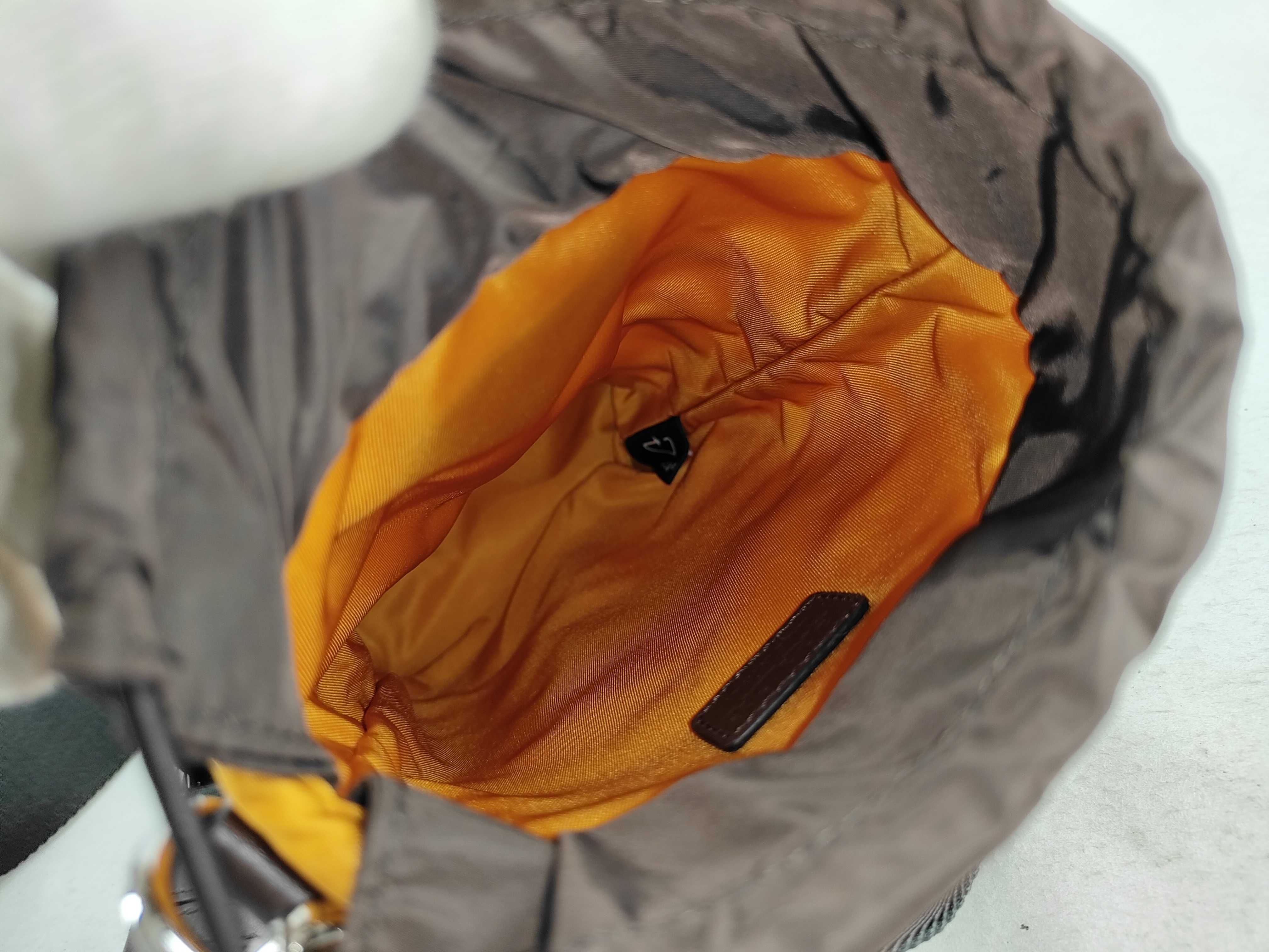 Nylon Prada Shoulder Bag Nylon Orange Shoulder Bag — view 10