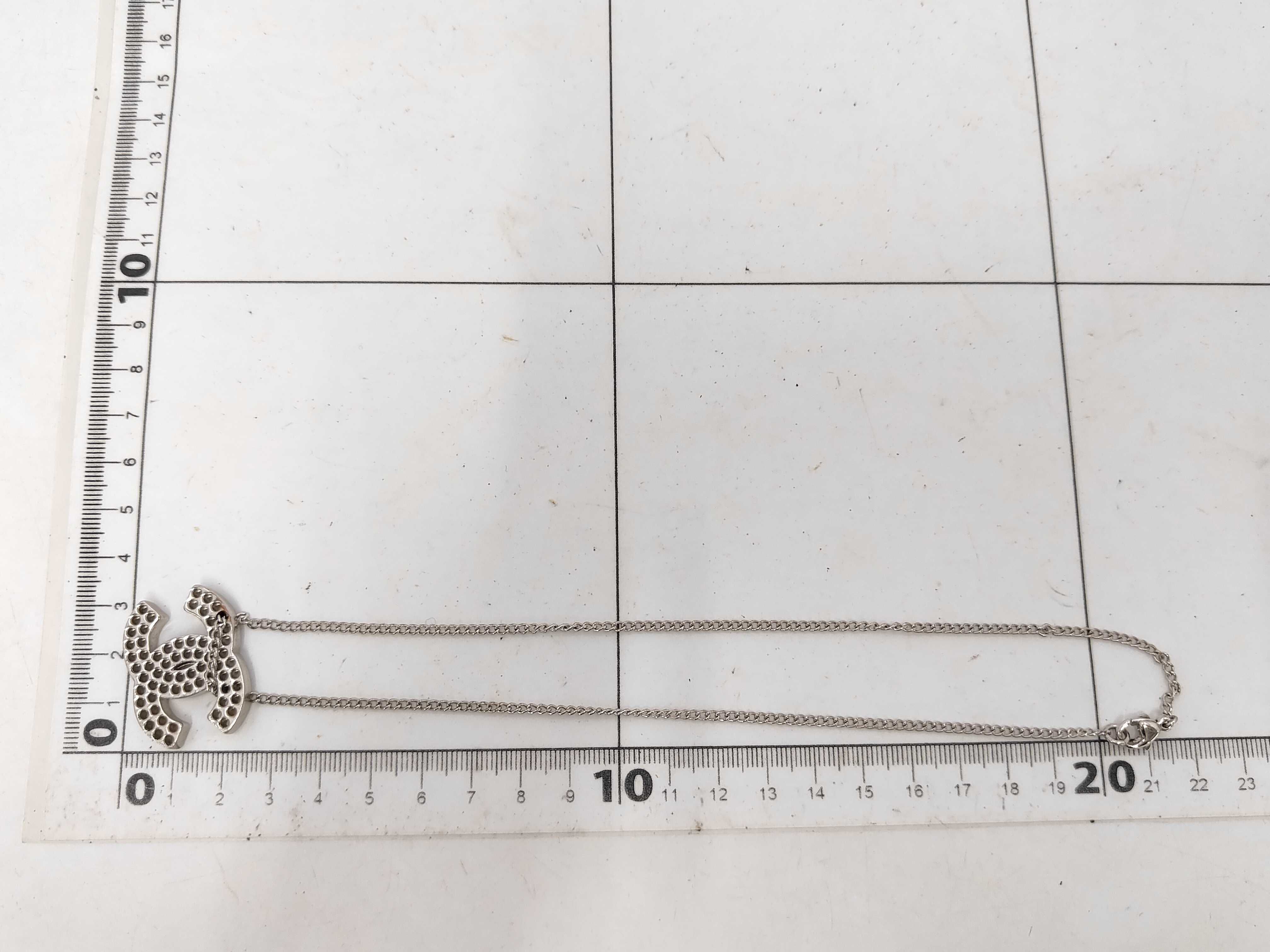 Perforated Logo Necklace — view 6