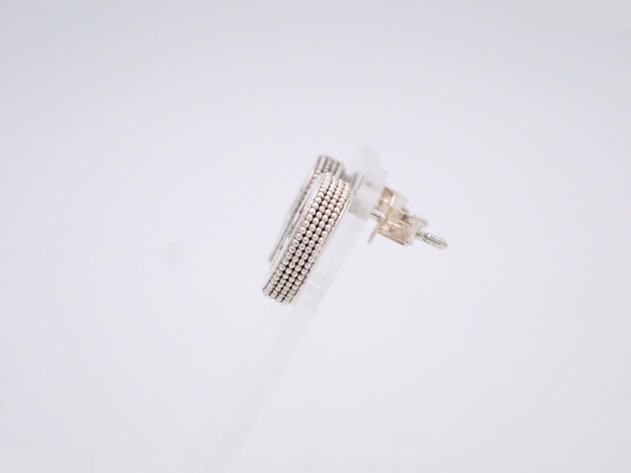 Interlocking Earrings, Silver, Ag925/5.4g — view 3
