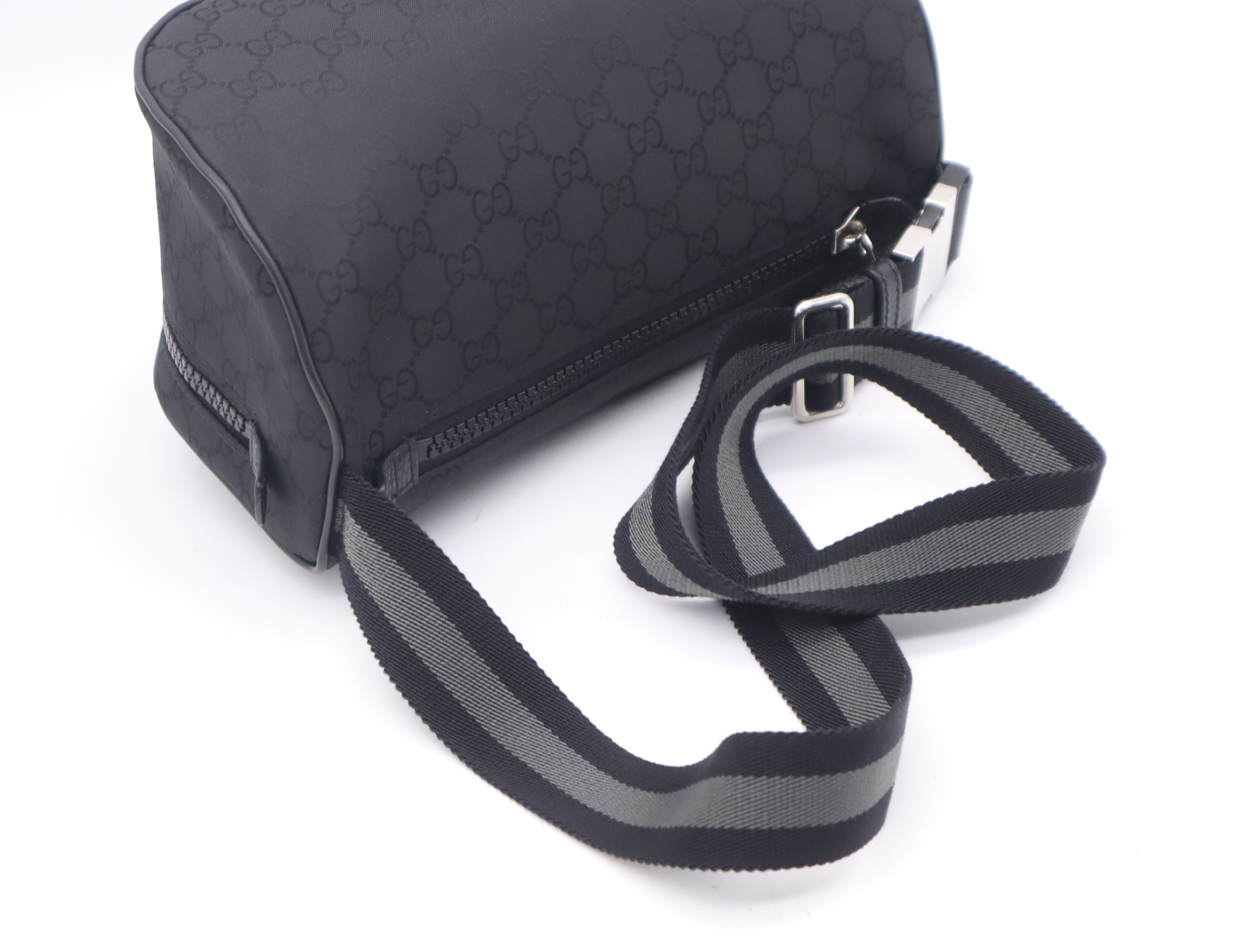 449182GG Nylon Body Bag, Black, Waist Bag — view 6