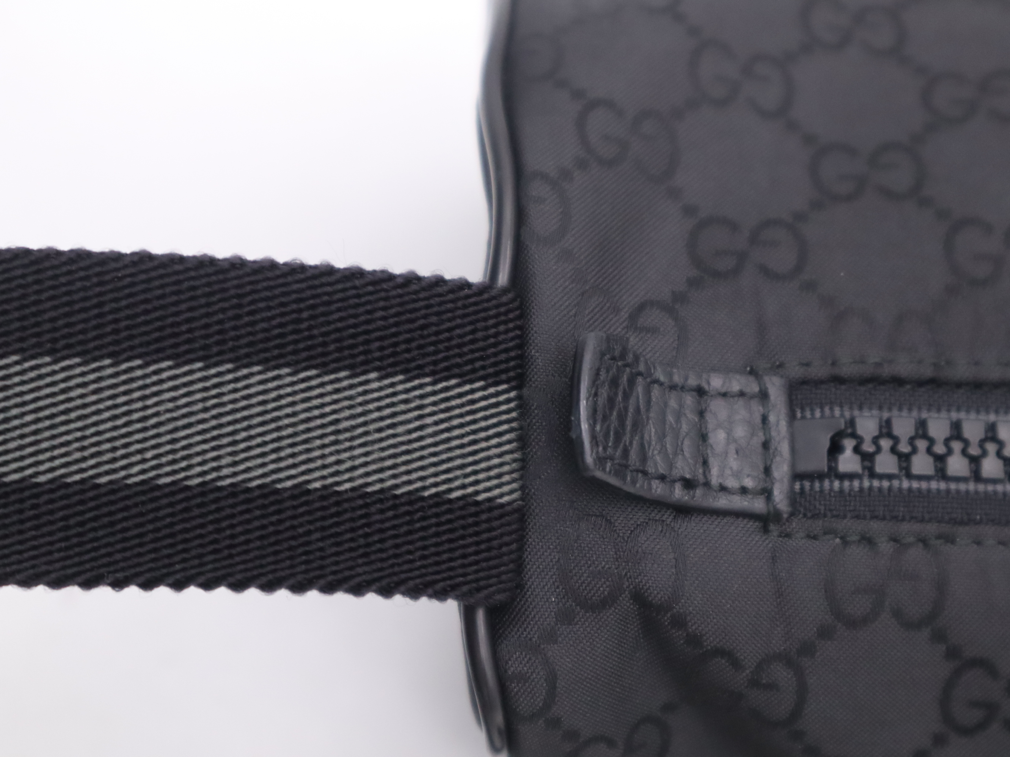 449182GG Nylon Body Bag, Black, Waist Bag — view 7