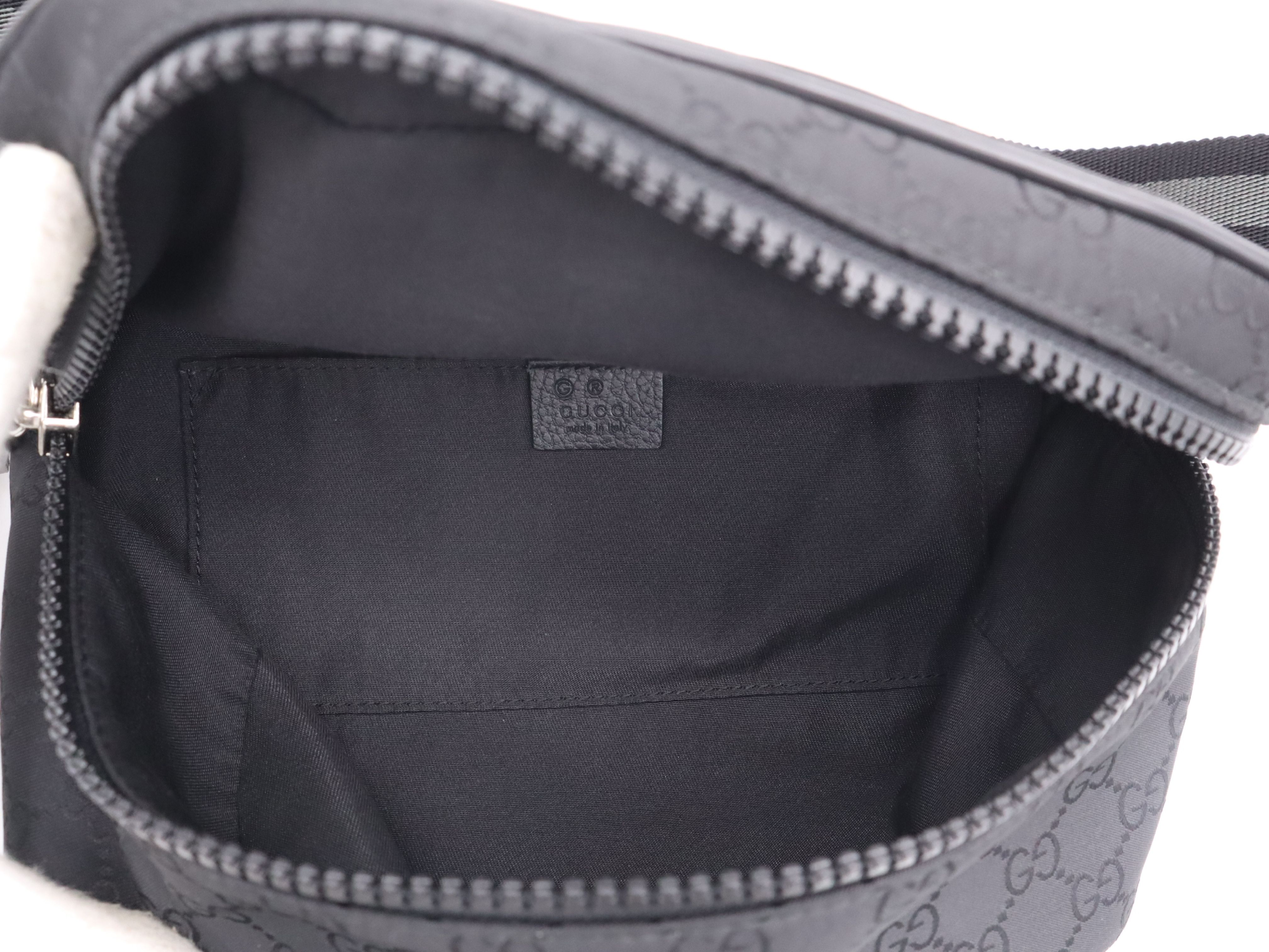 449182GG Nylon Body Bag, Black, Waist Bag — view 10