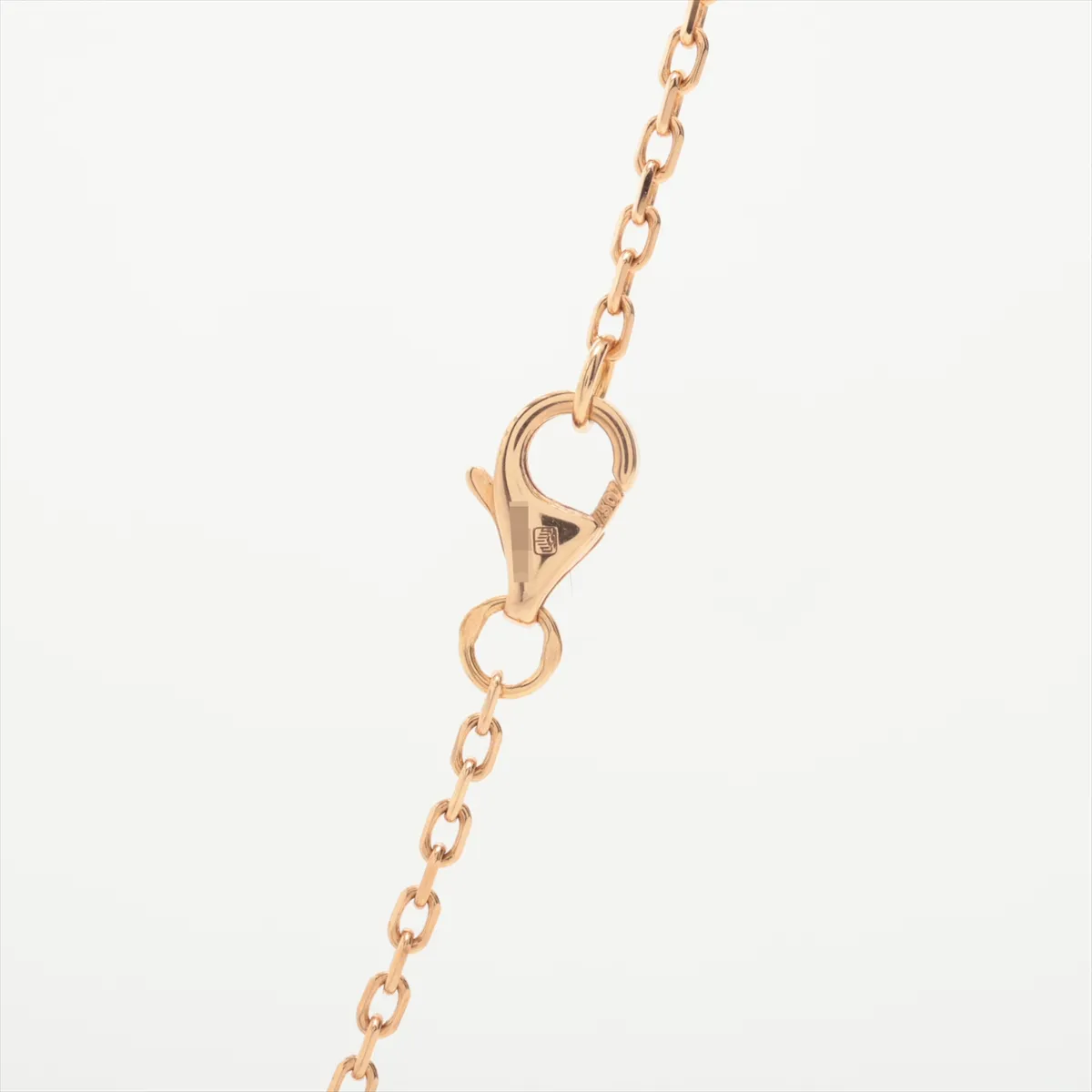 Trinity Diamond Necklace 750 (Yellow Gold x Pink Gold x White Gold) 9.1g BEQ204 — view 3
