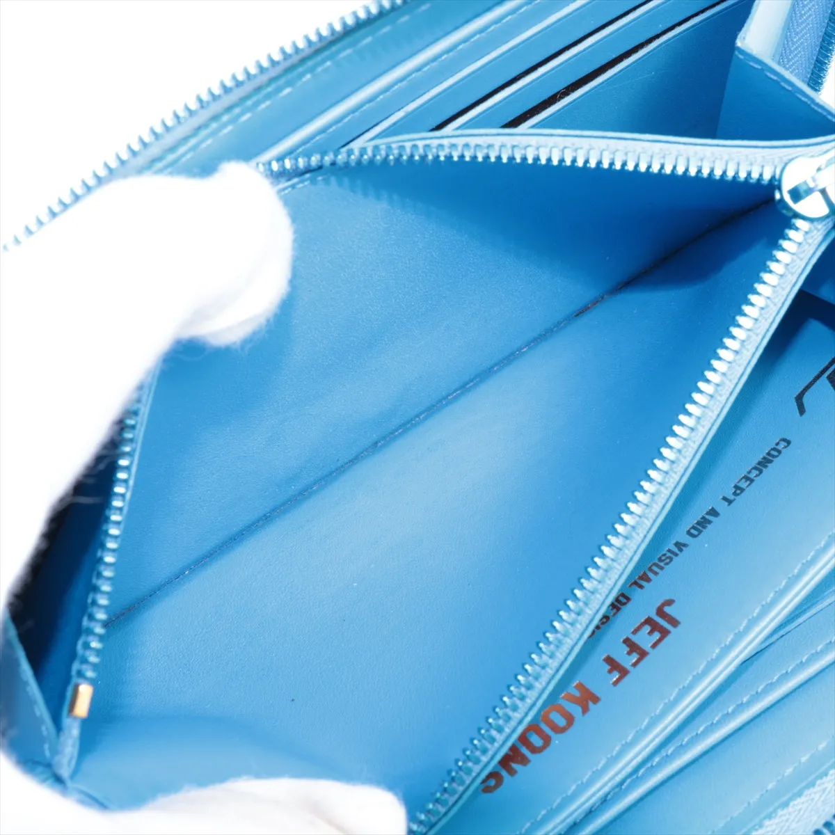 Masters Zippy Wallet M64603 MI1157 Blue Round Zip Wallet — view 10