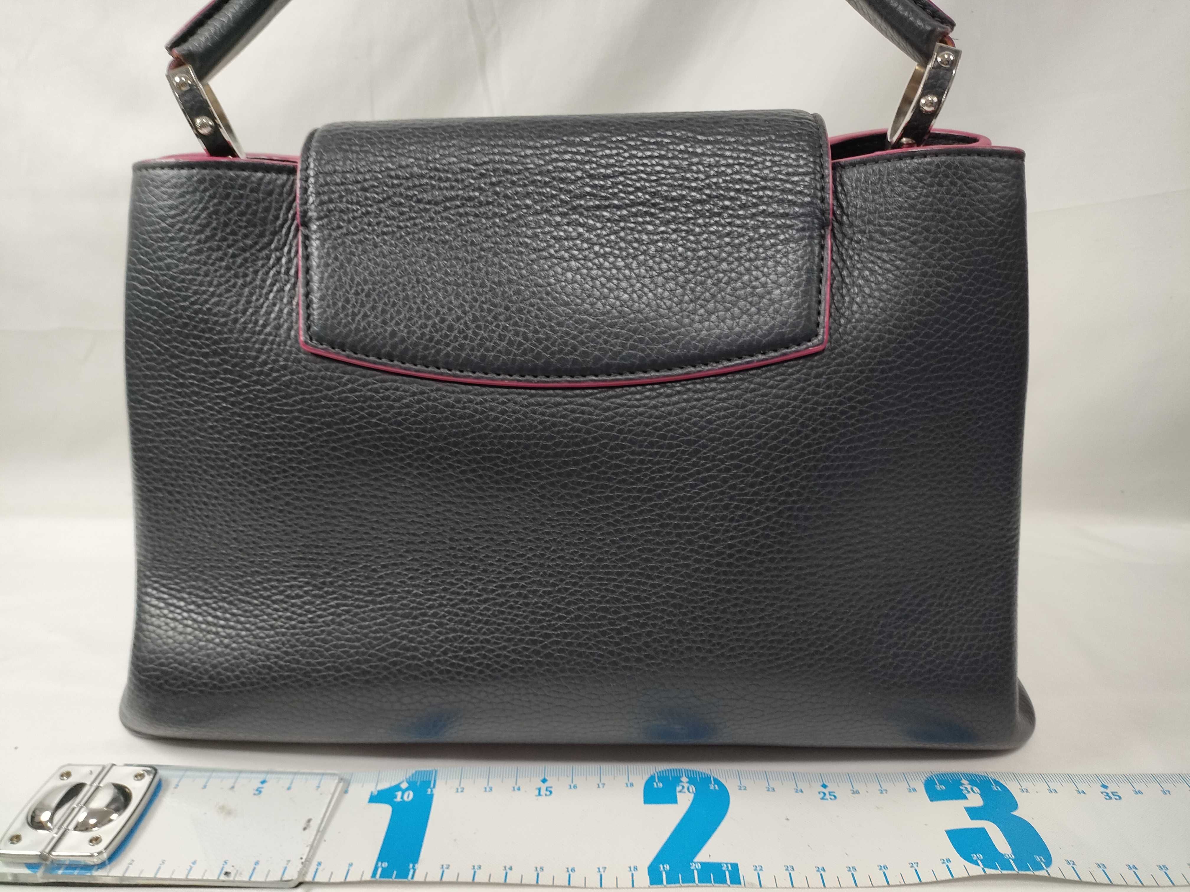 Monogram Capucines MM Cobalt Handbag (Louis Vuitton Handbag) — view 2