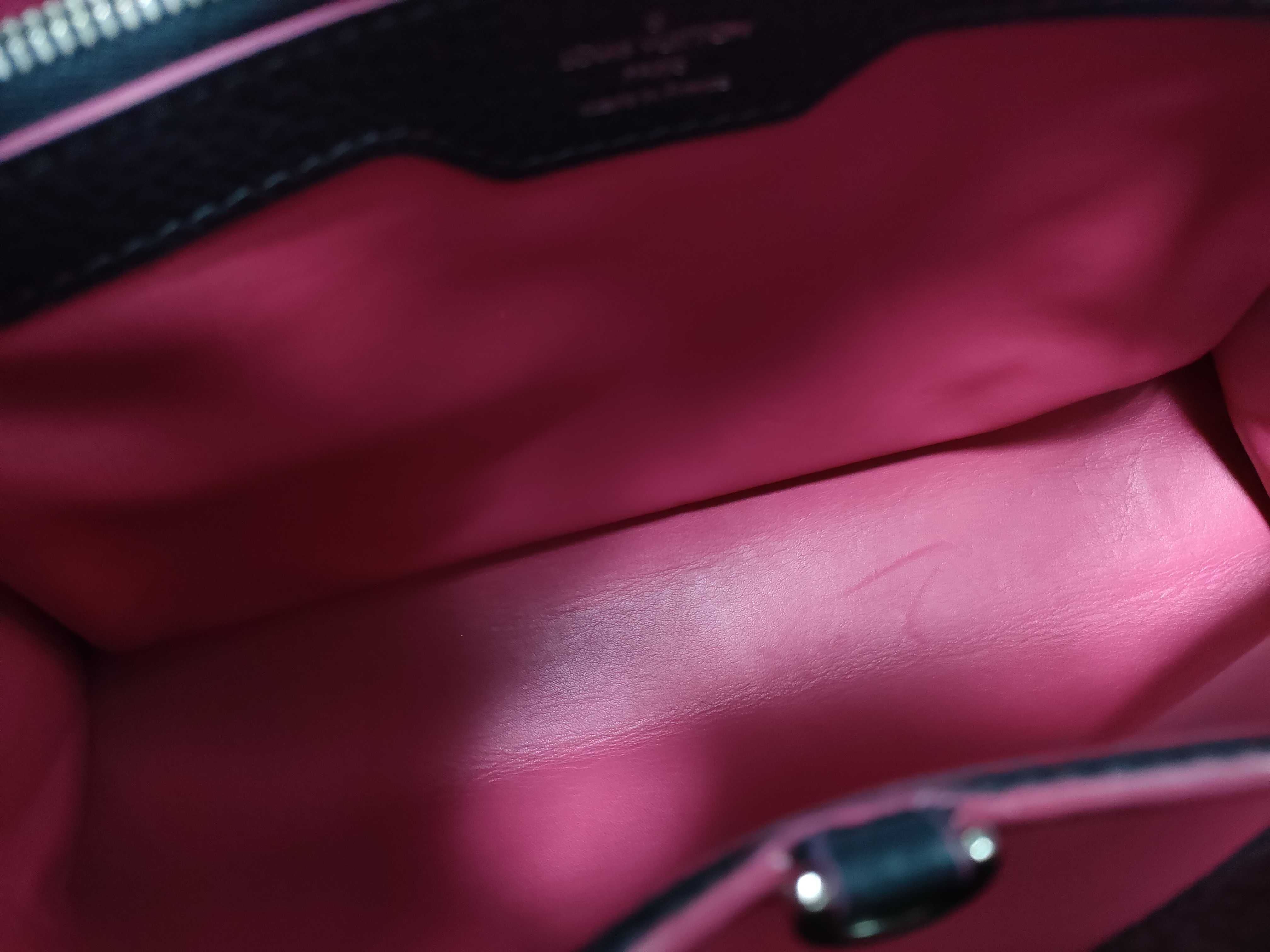 Monogram Capucines MM Cobalt Handbag (Louis Vuitton Handbag) — view 11