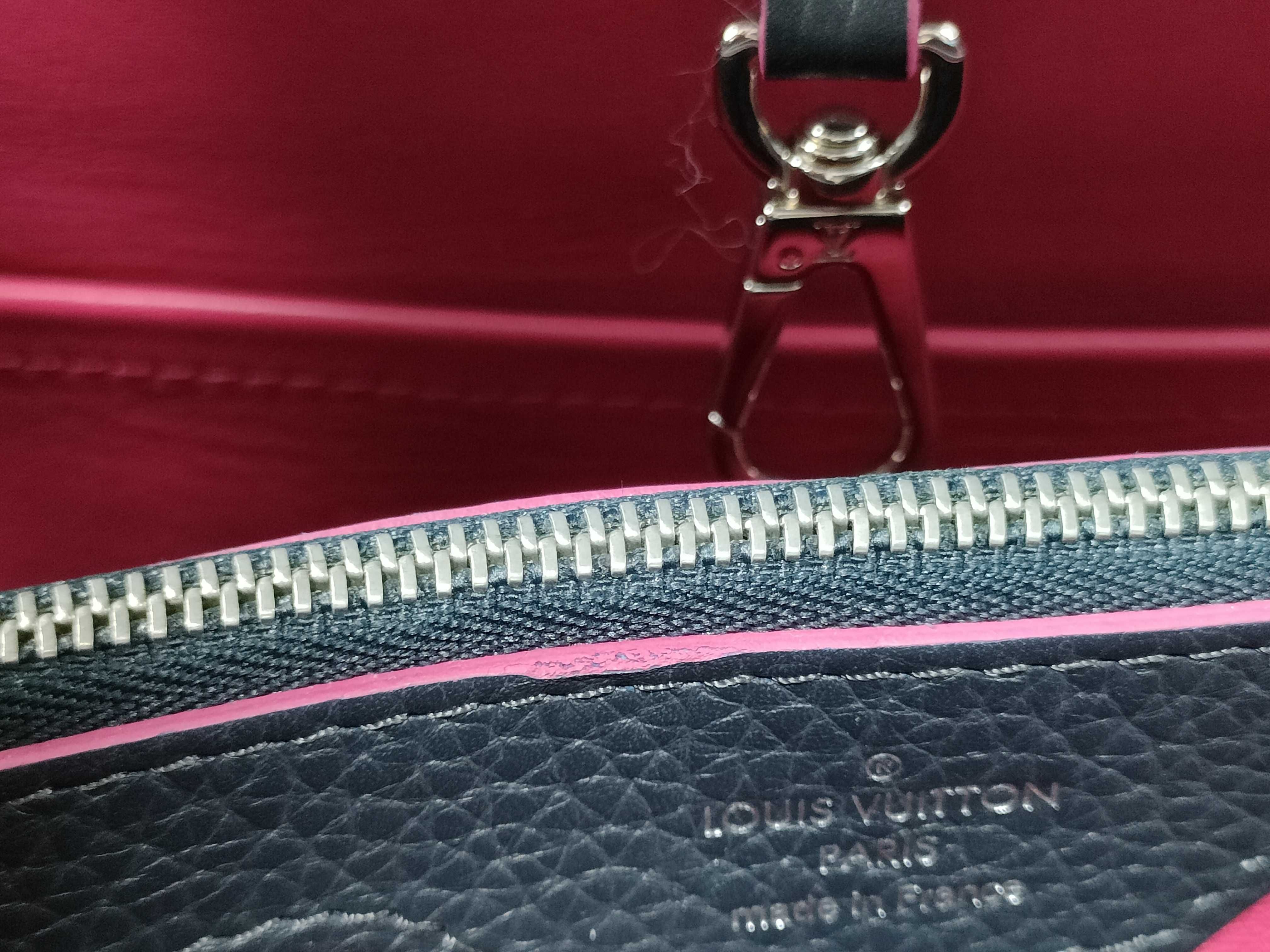 Monogram Capucines MM Cobalt Handbag (Louis Vuitton Handbag) — view 15
