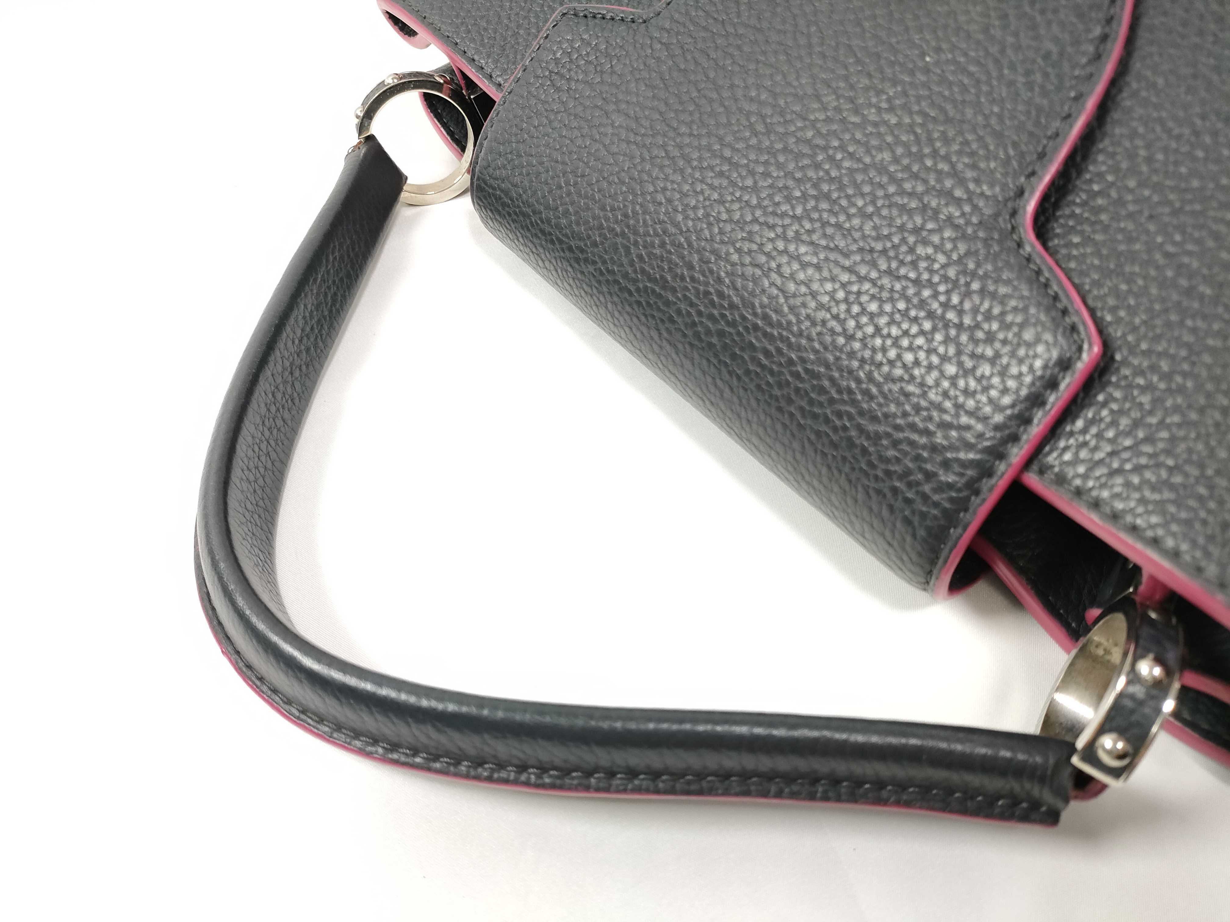Monogram Capucines MM Cobalt Handbag (Louis Vuitton Handbag) — view 3