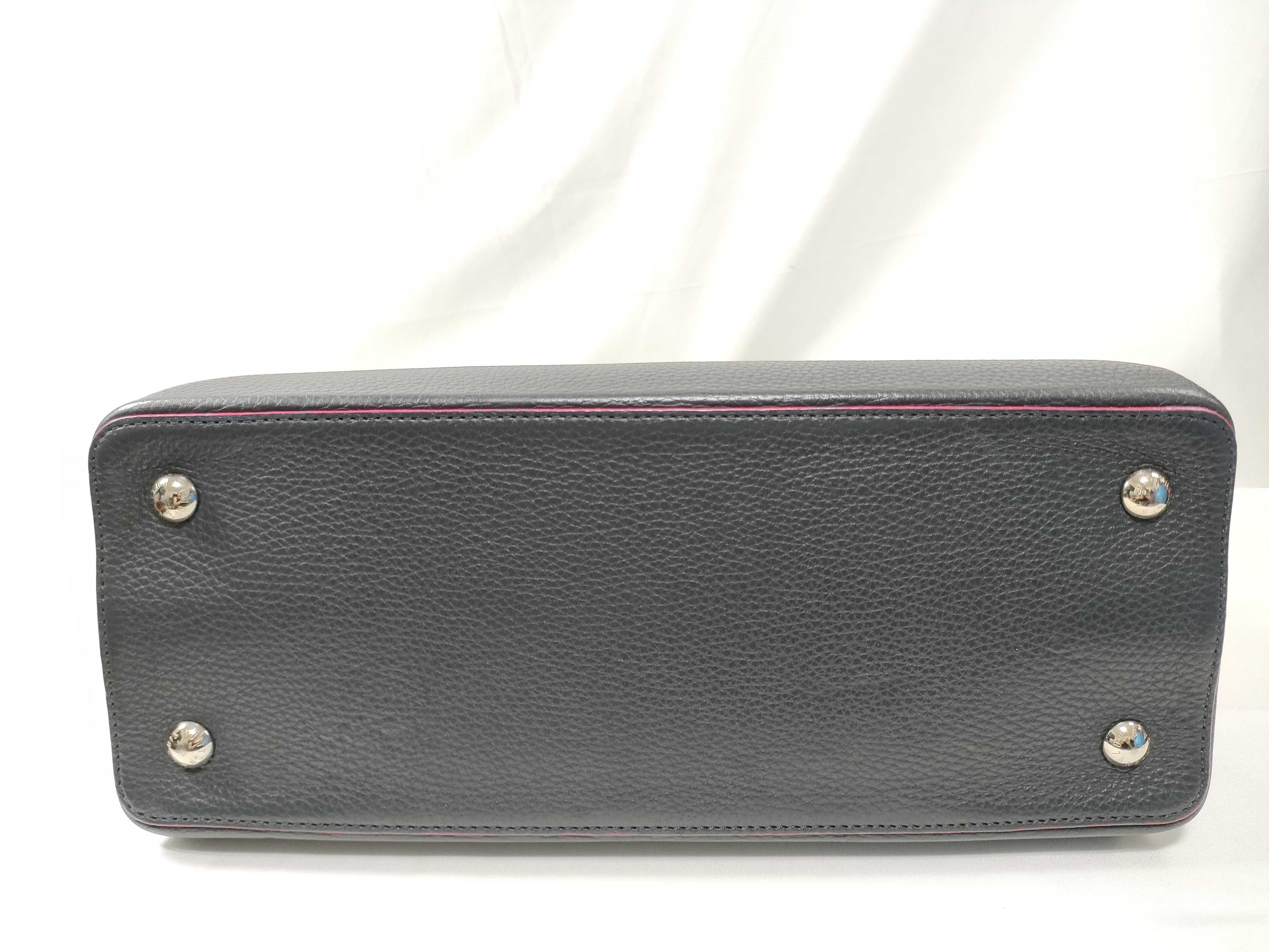 Monogram Capucines MM Cobalt Handbag (Louis Vuitton Handbag) — view 5
