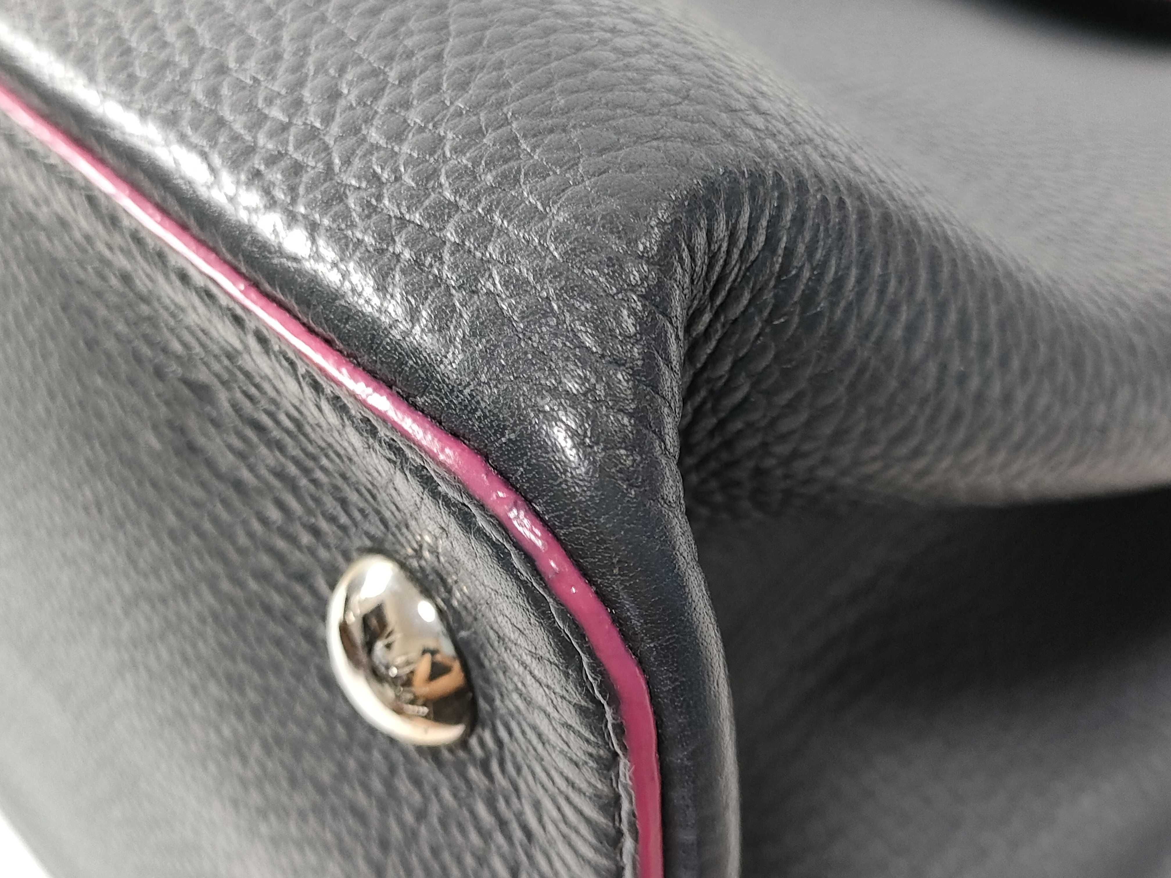 Monogram Capucines MM Cobalt Handbag (Louis Vuitton Handbag) — view 6