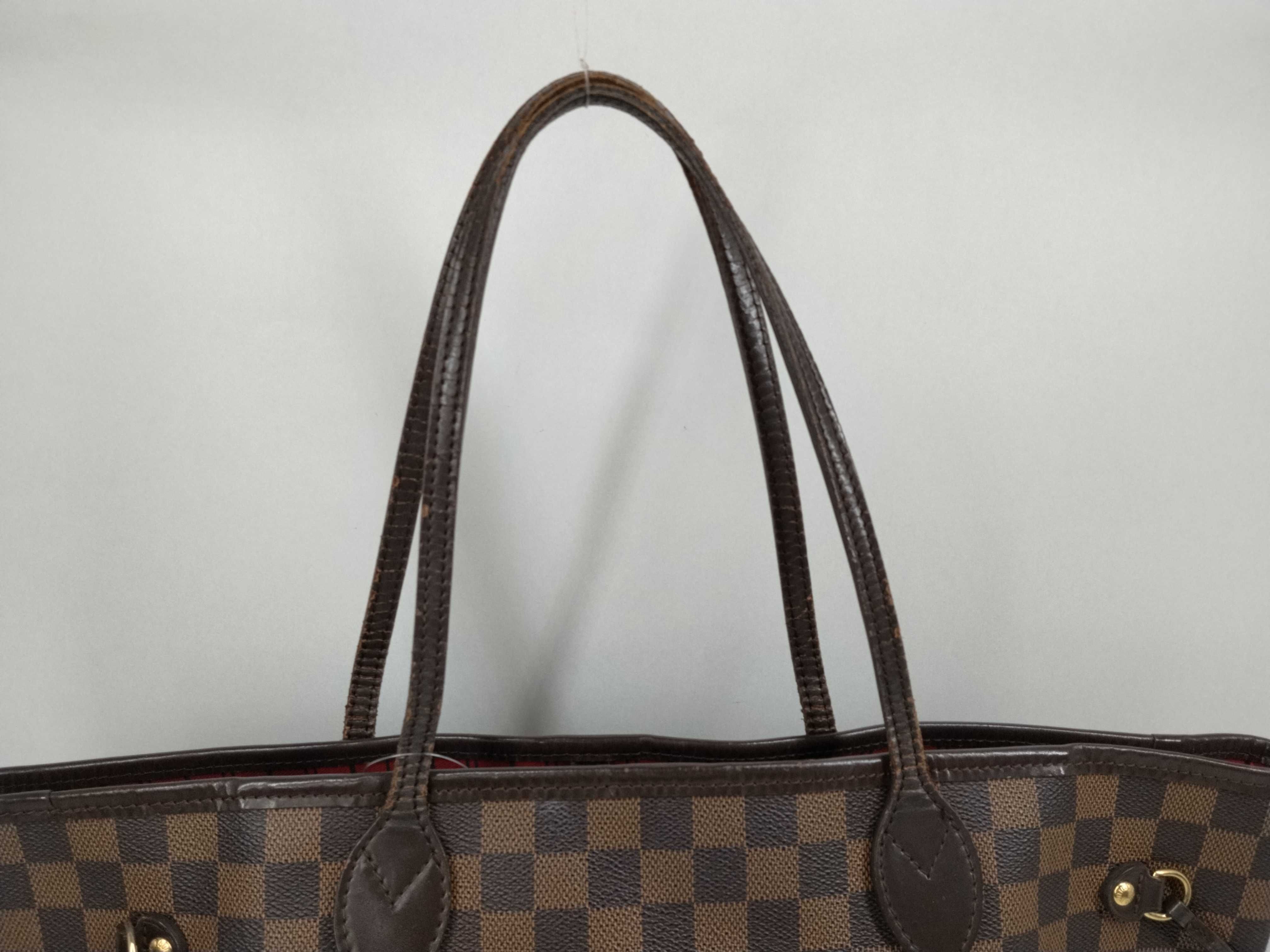 Damier N51105 Neverfull MM Tote Bag — view 3