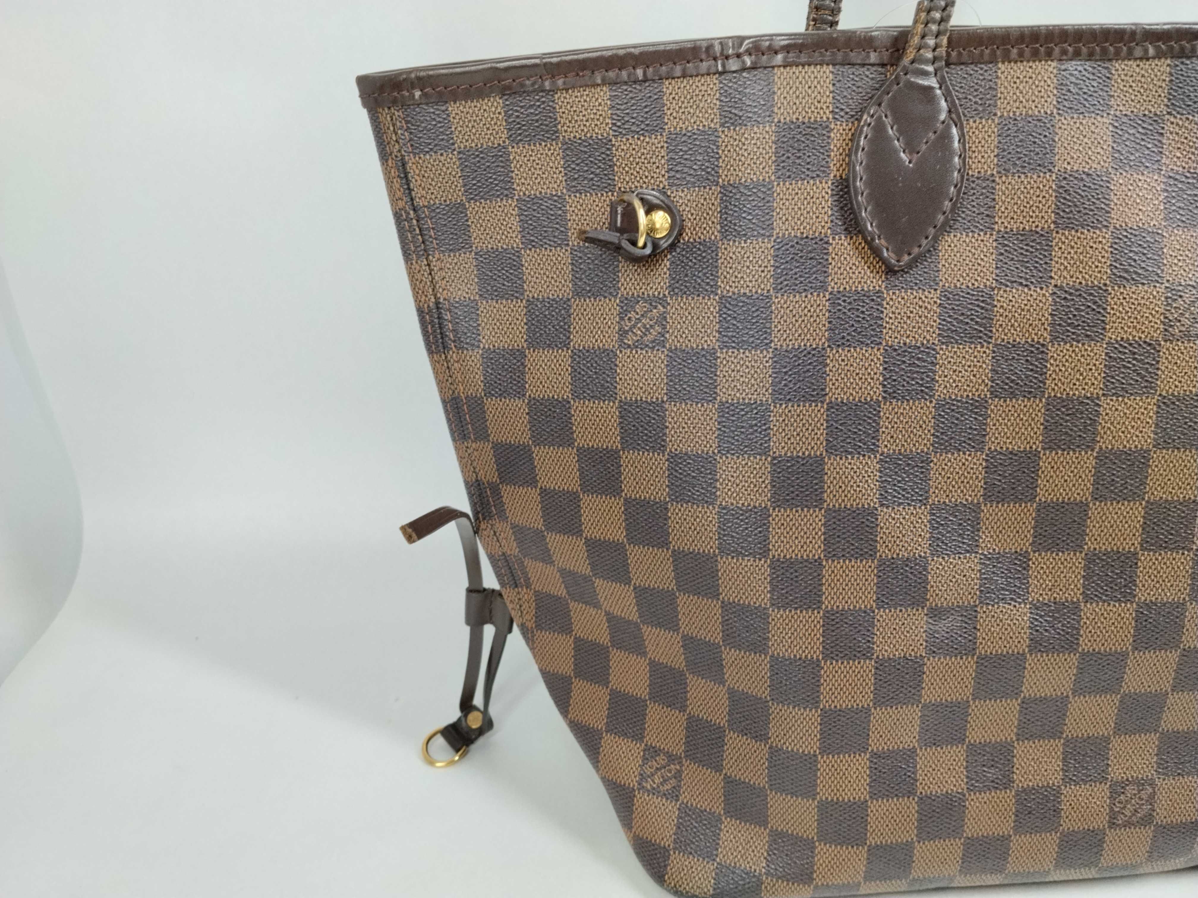 Damier N51105 Neverfull MM Tote Bag — view 5
