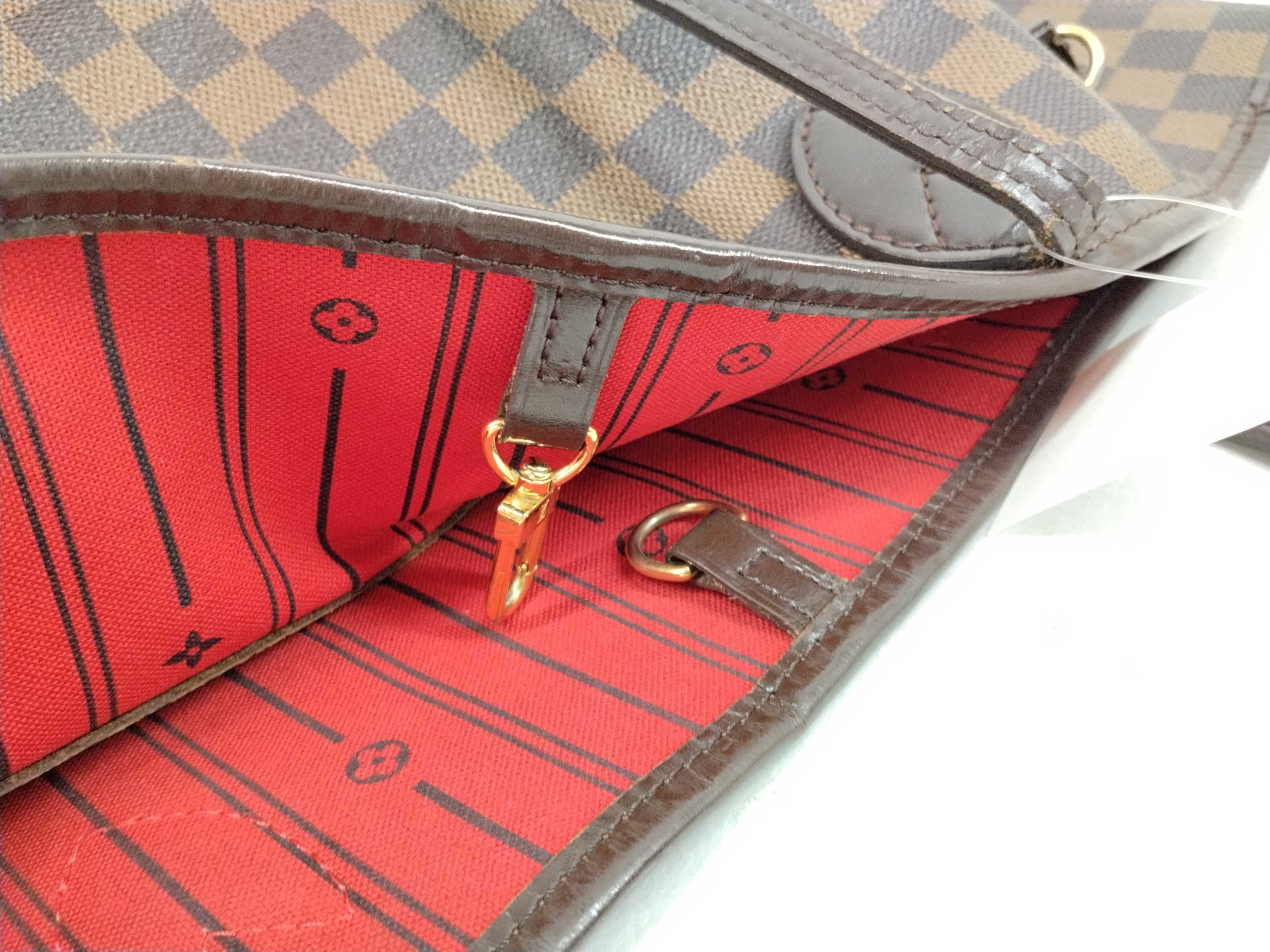 Damier N51105 Neverfull MM Tote Bag — view 9