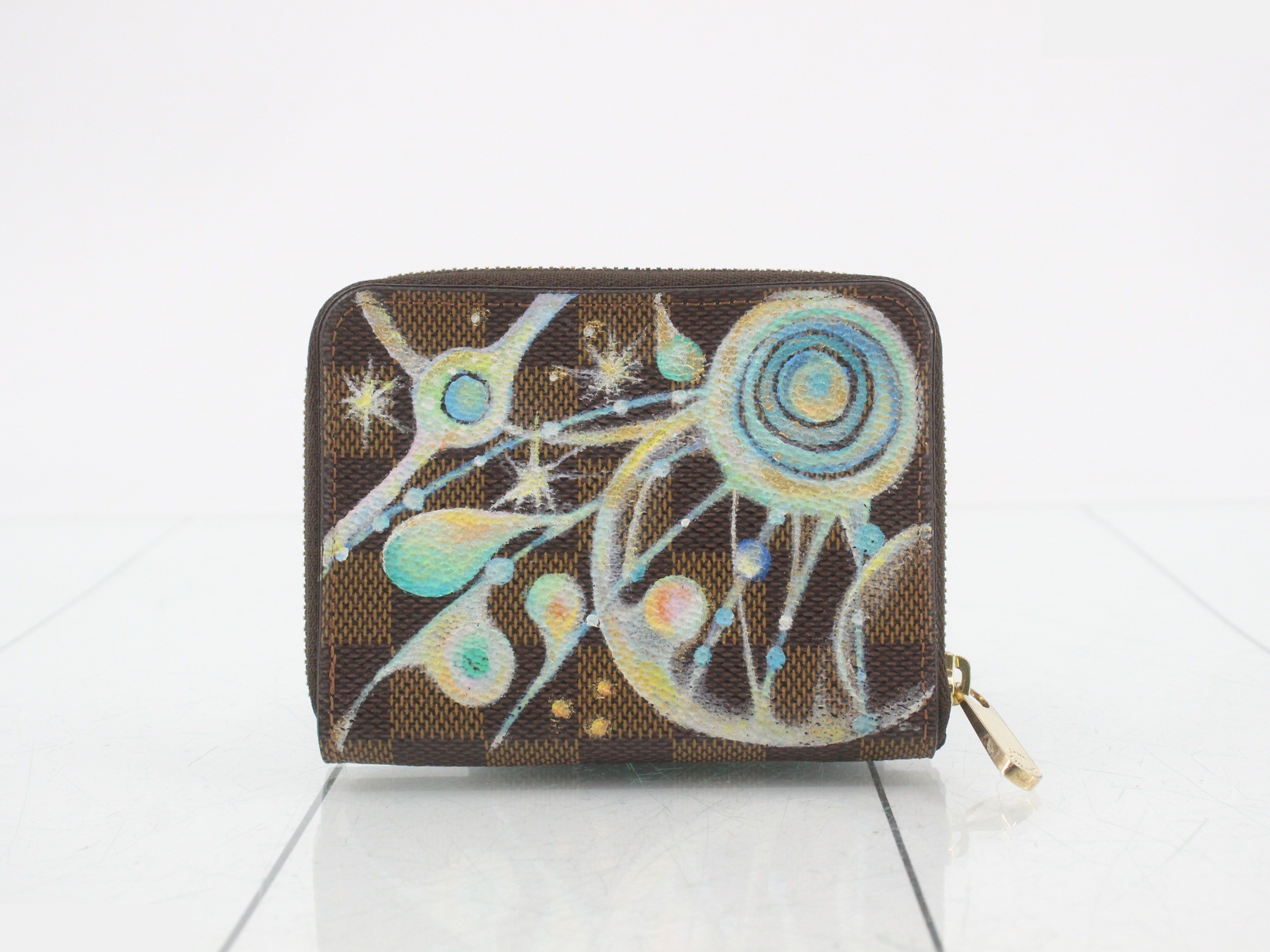 Zippy Coin Purse, Brown — view 2