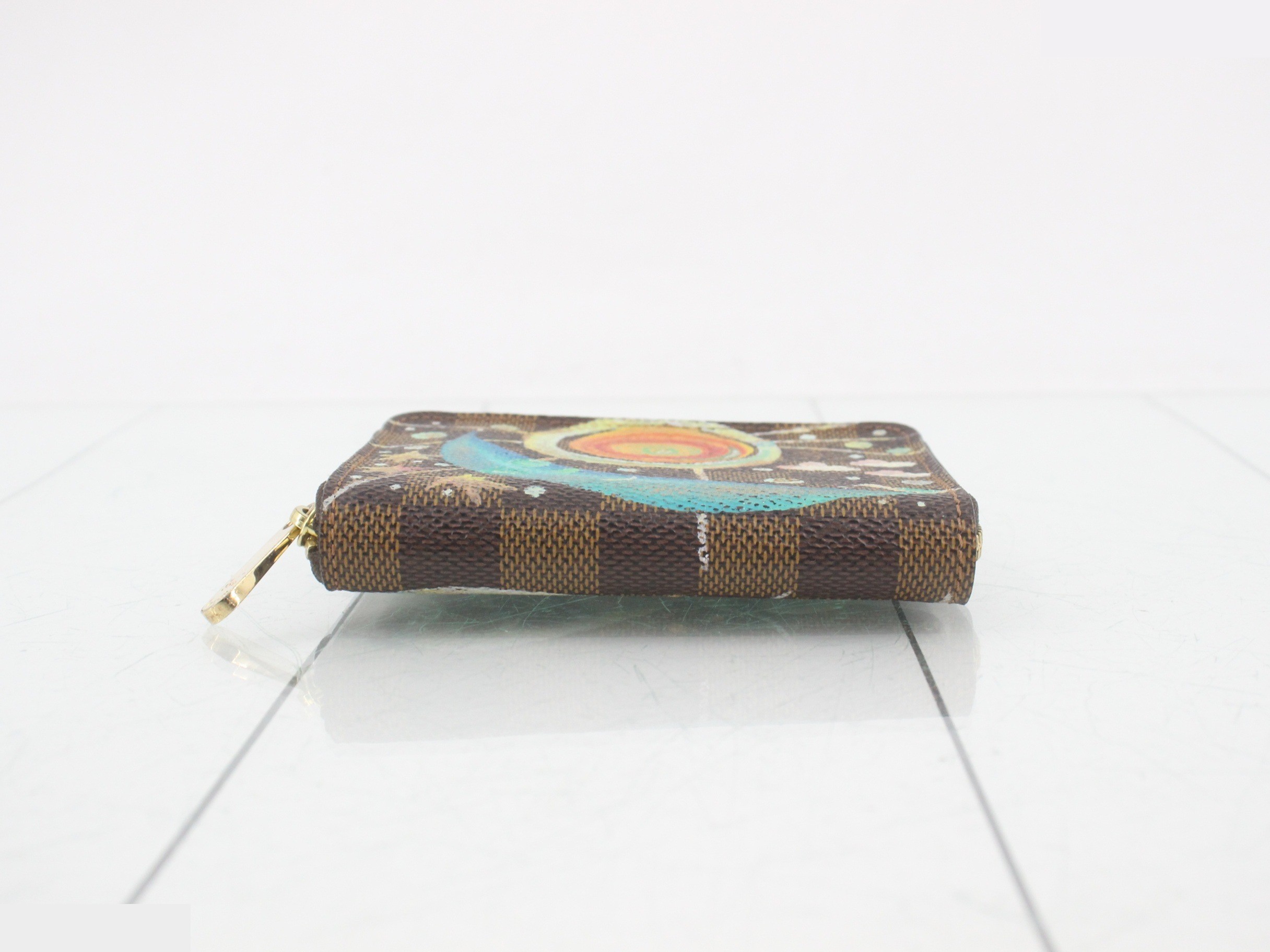 Zippy Coin Purse, Brown — view 3