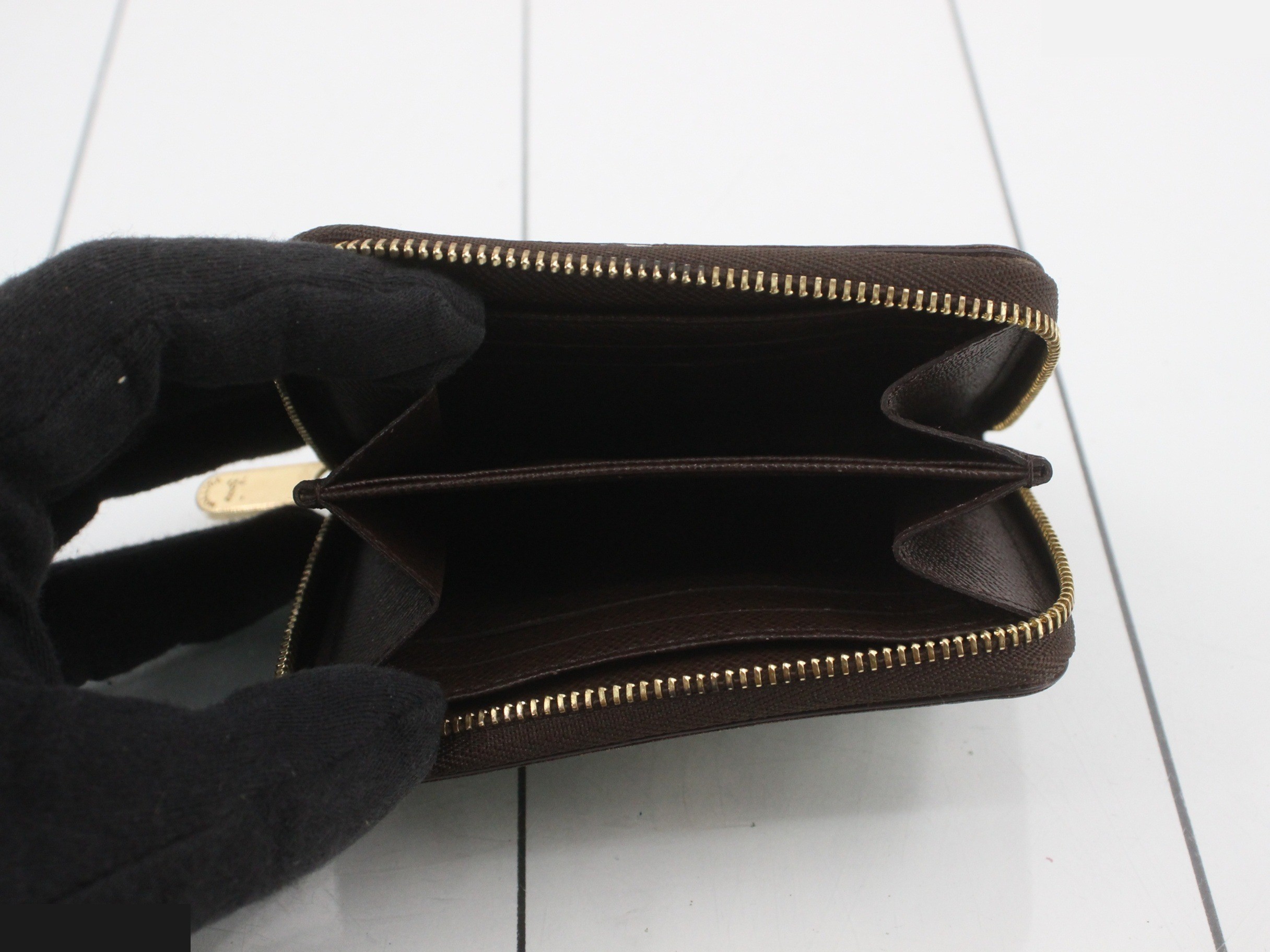 Zippy Coin Purse, Brown — view 4