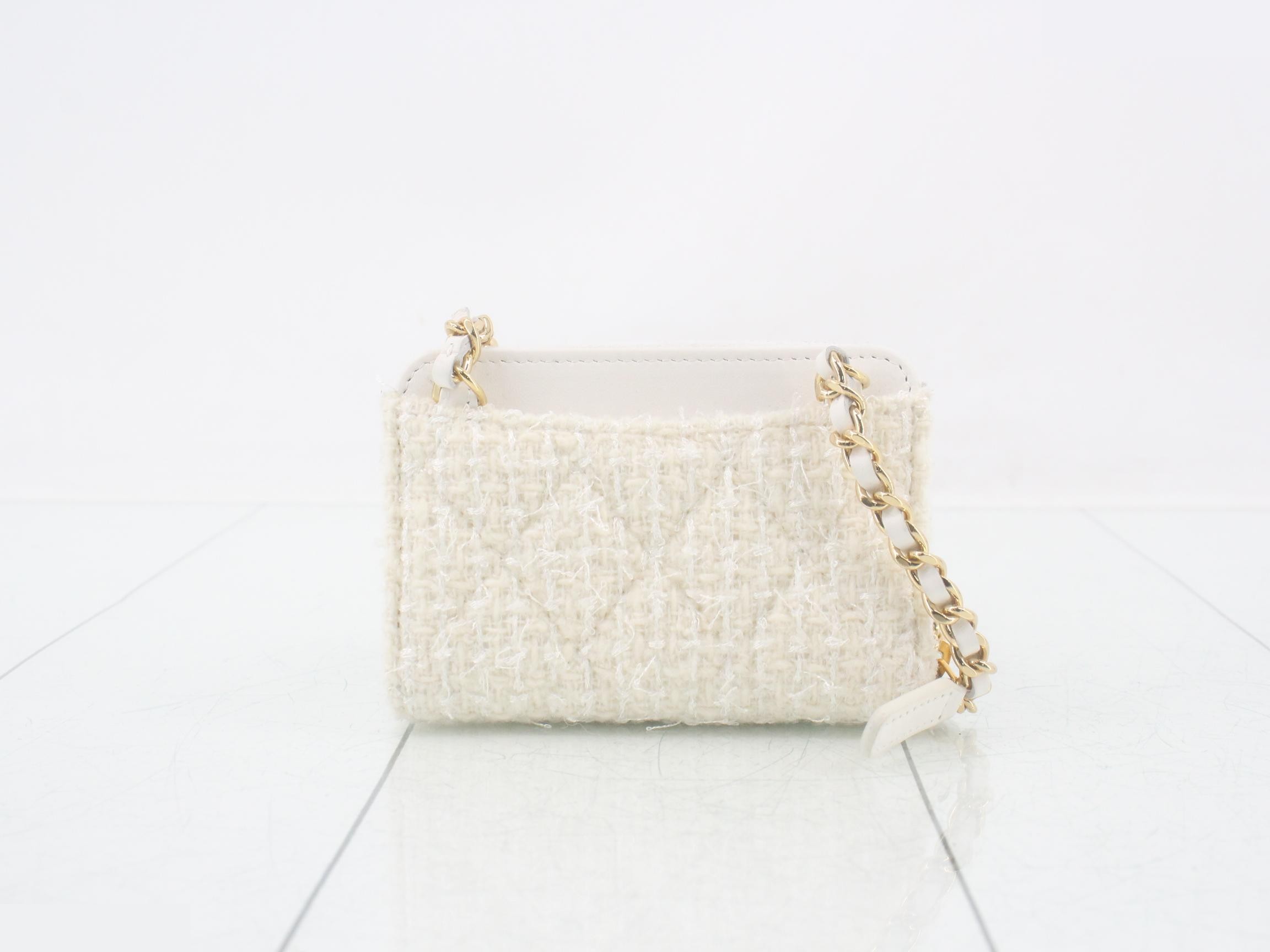 Ribbon Tweed Shoulder Bag — view 2