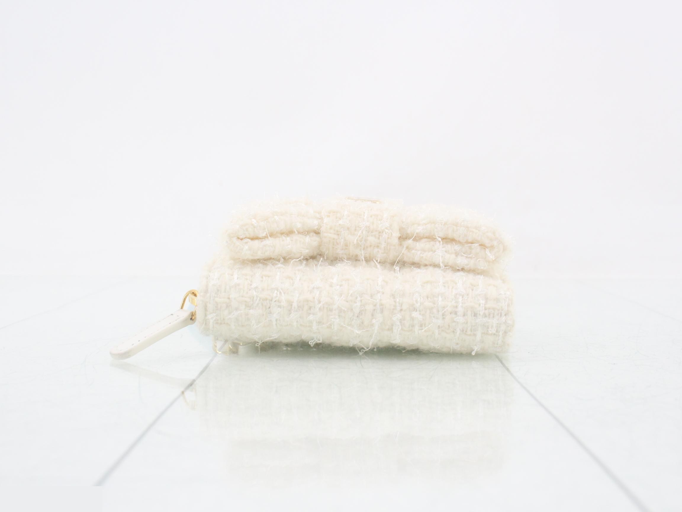 Ribbon Tweed Shoulder Bag — view 3