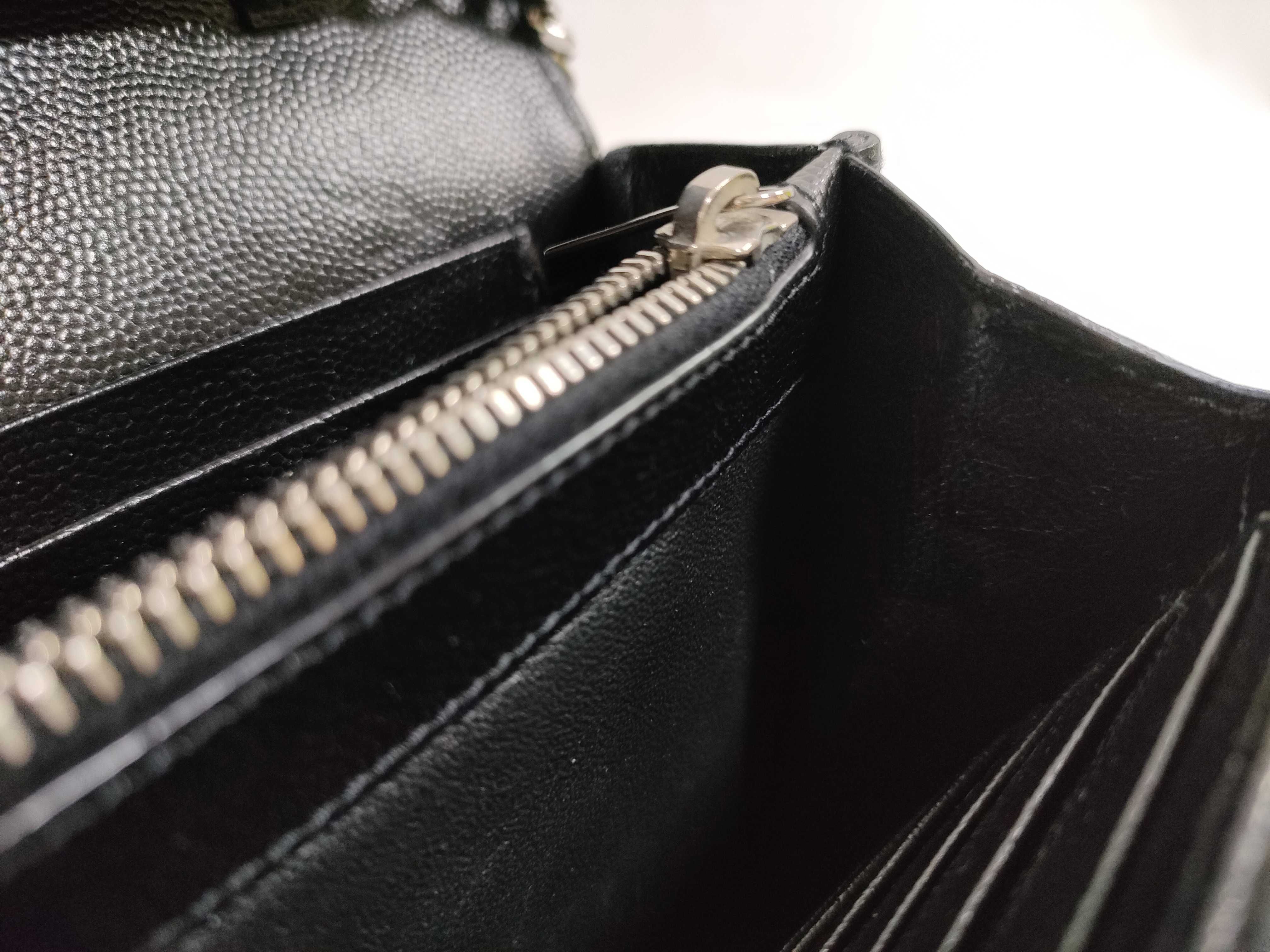 PH-YSL Black Envelope Leather Shoulder Bag 20cm — view 10